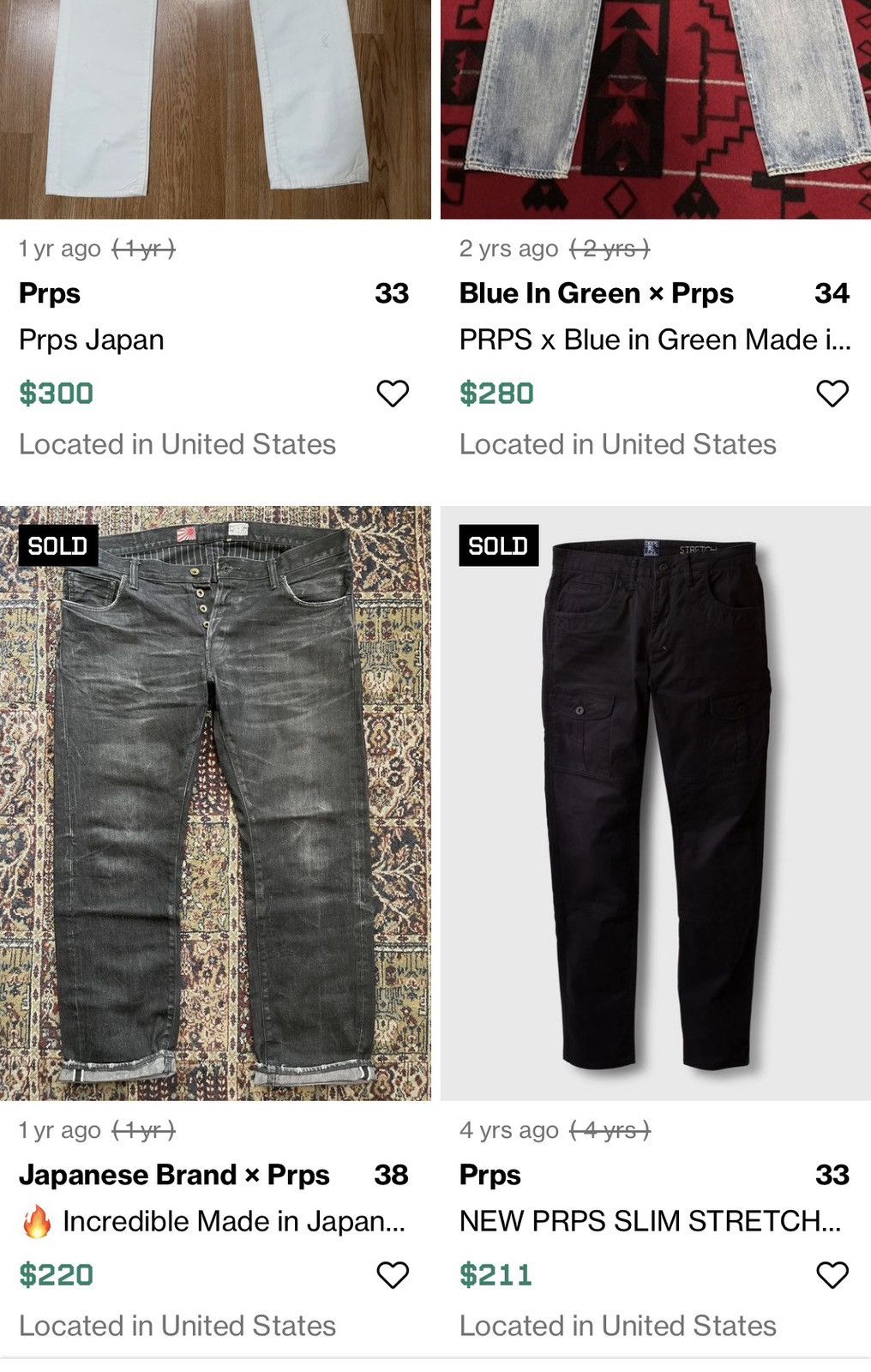 Prps $482 OG PRPS JAPAN PATCH WORK JEANS DENIM SLIM DISTRESSED Size US 38 / EU 54 - 13 Thumbnail