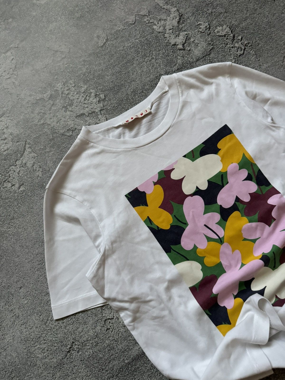 Designer × Marni MARNI Wmns big logo tee T-shirt polo blouse top Size S / US 4 / IT 40 - 2 Thumbnail