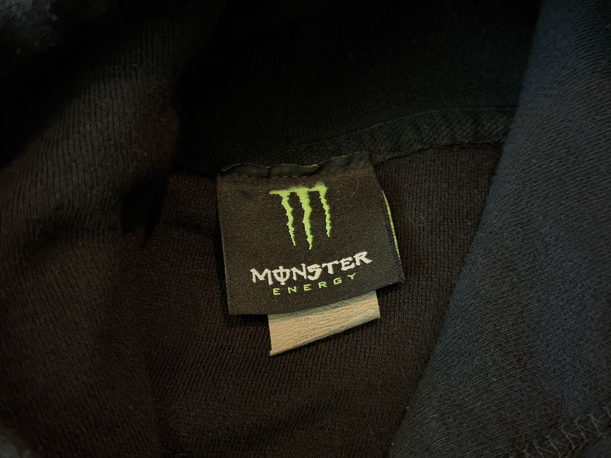 Other Monster Energy Hoodie Black Pocket Y2K Grunge Skater 2000s Size US XL / EU 56 / 4 - 3 Thumbnail