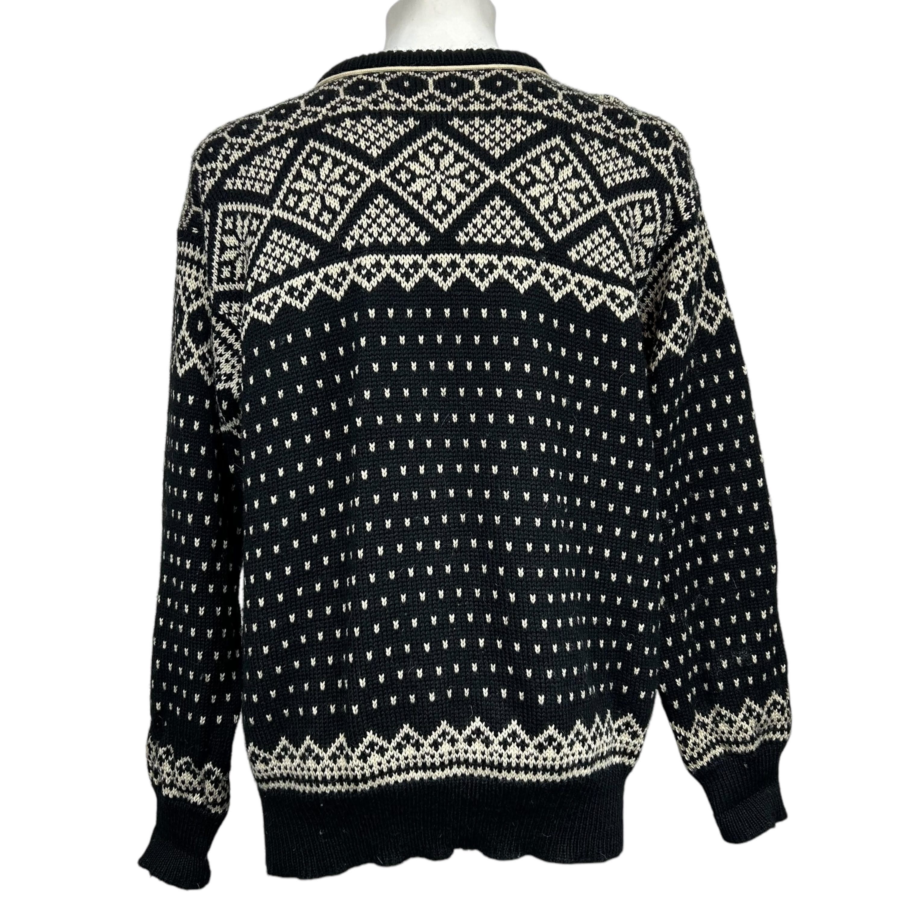 Dale Of Norway Dale Of Norway Black Knit Cardigan Sweater Fair Isle XL Size US XL / EU 56 / 4 - 2 Thumbnail