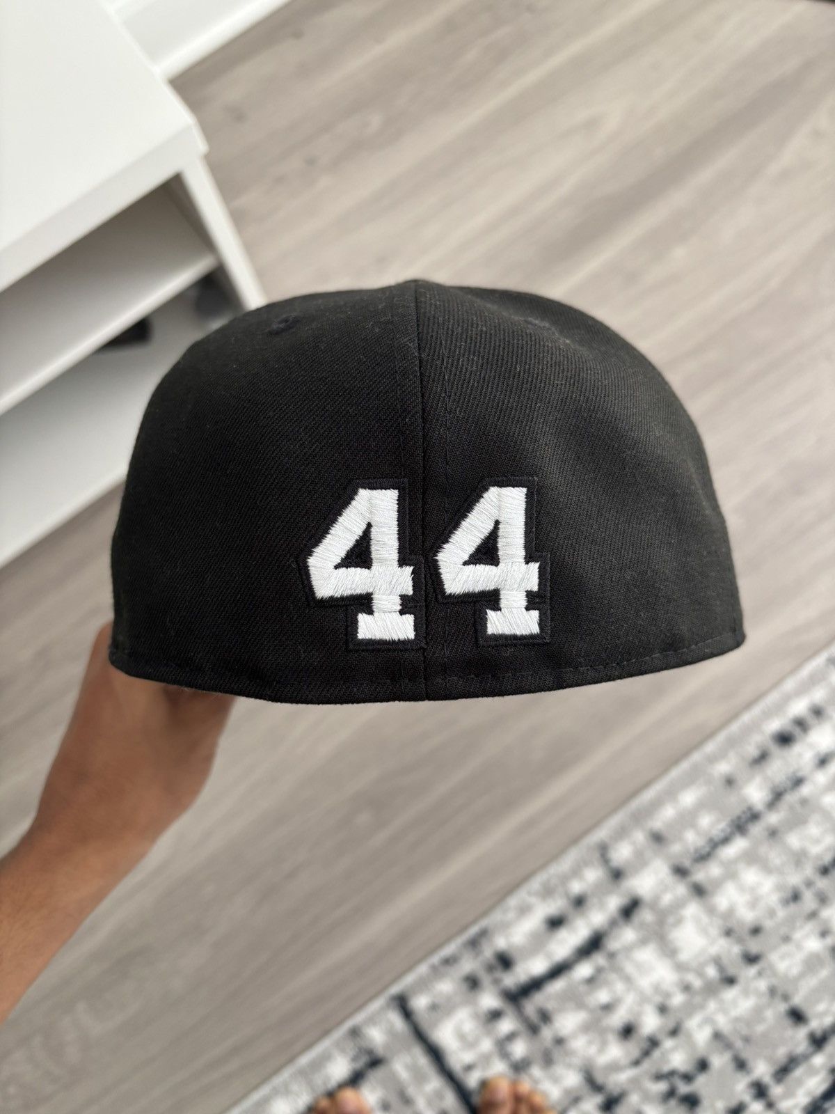 New Era Atlanta Braves Hank Aaron Fitted Hat Size ONE SIZE - 5 Thumbnail