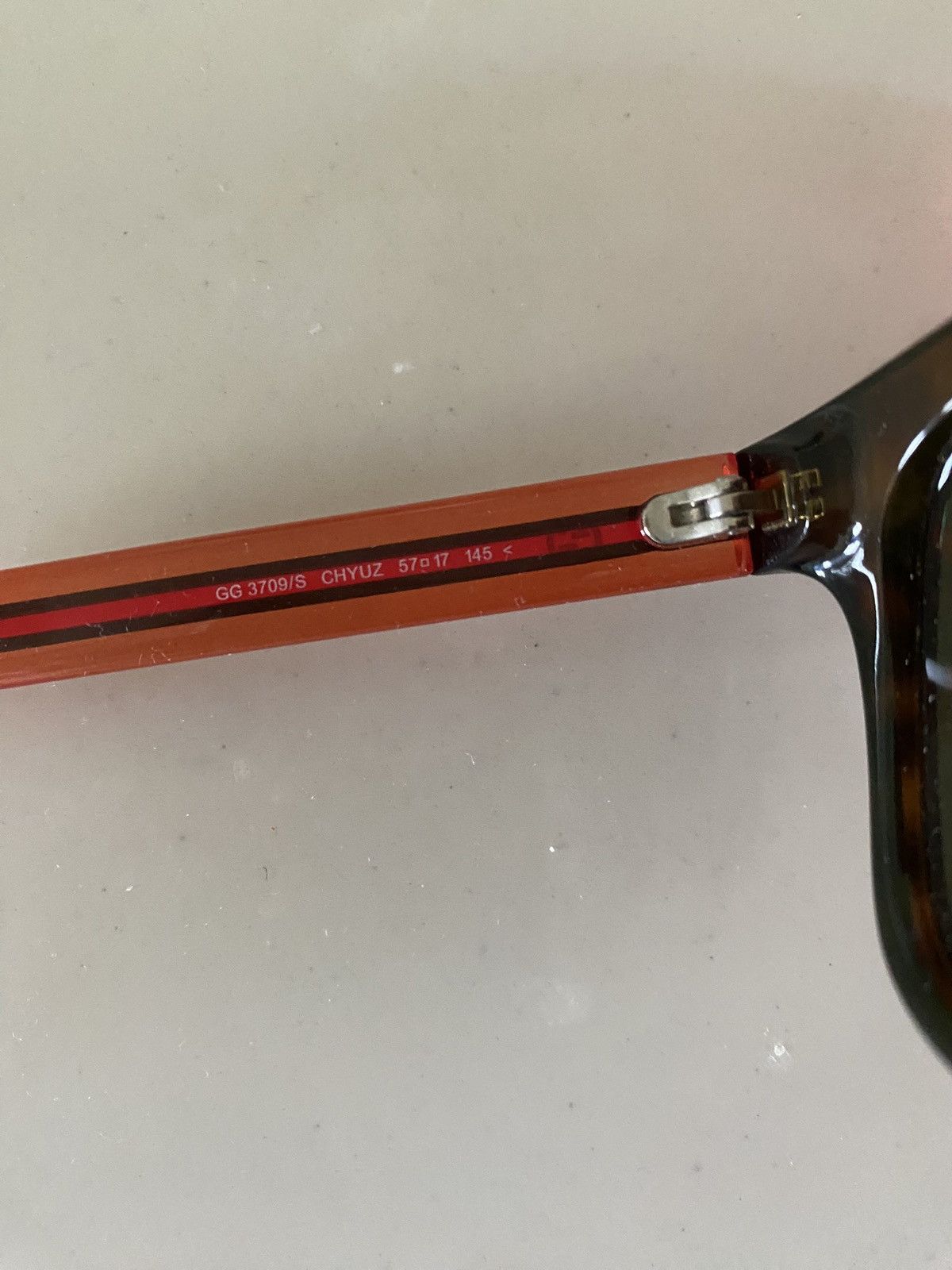 Gucci × Vintage Gucci Rectangular Framed Sunglasses Size ONE SIZE - 5 Thumbnail