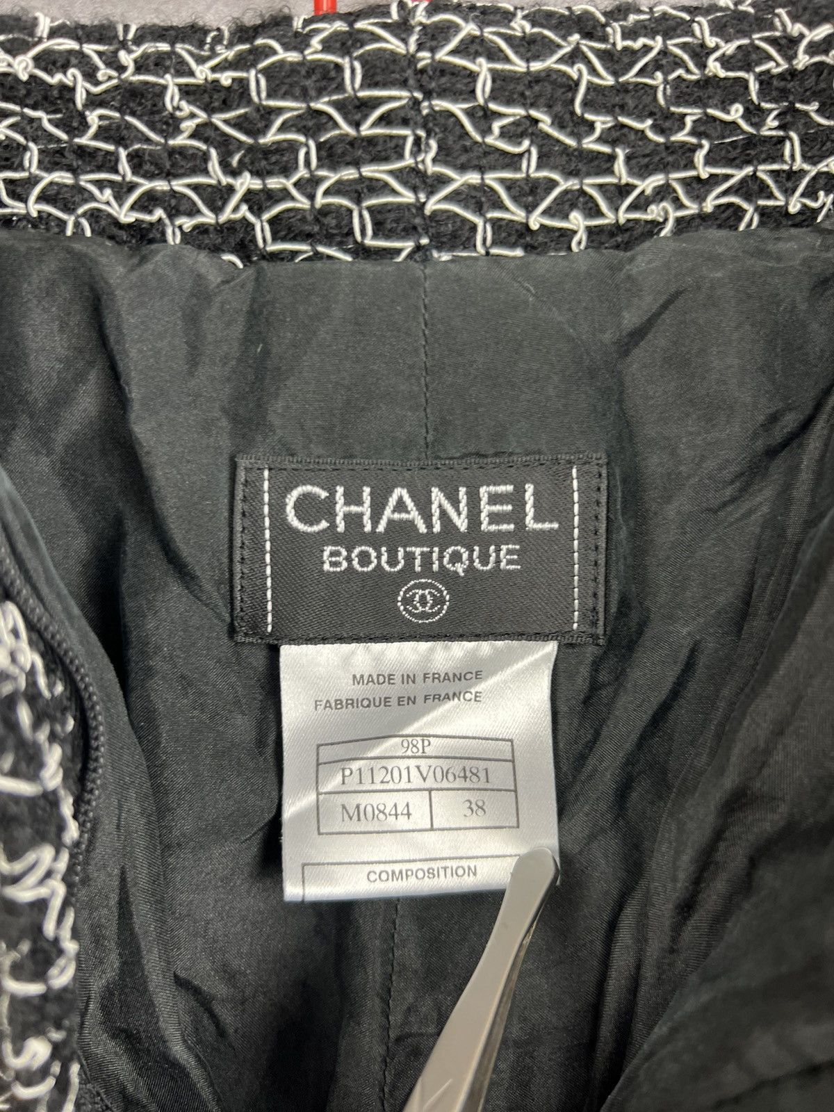 Chanel Chanel Wool Black Women’s Pants P11201V06481 Size 27" / US 4 / IT 40 - 11 Thumbnail
