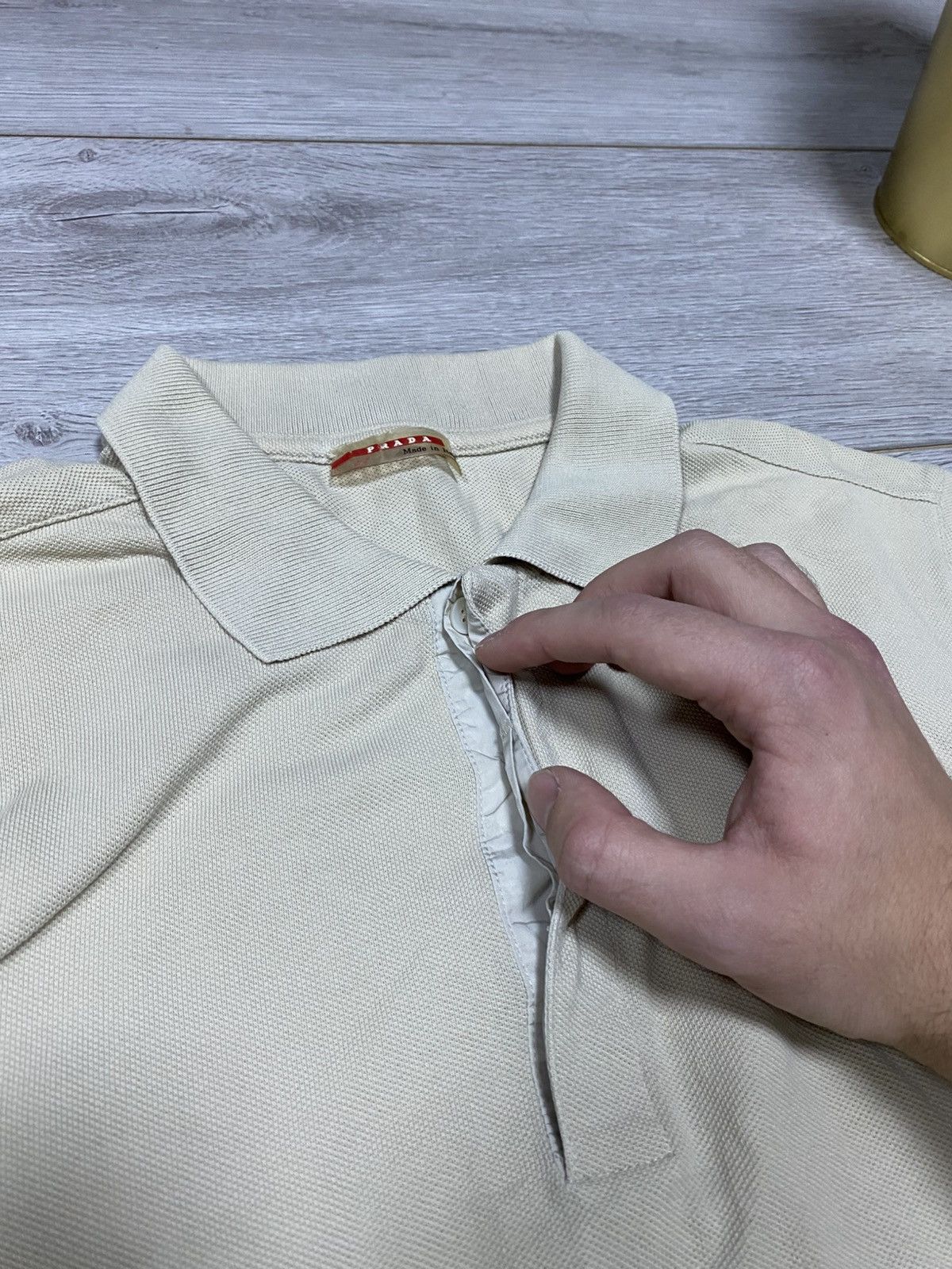 Prada Prada red tab pocket vintage polo Size US M / EU 48-50 / 2 - 6 Thumbnail