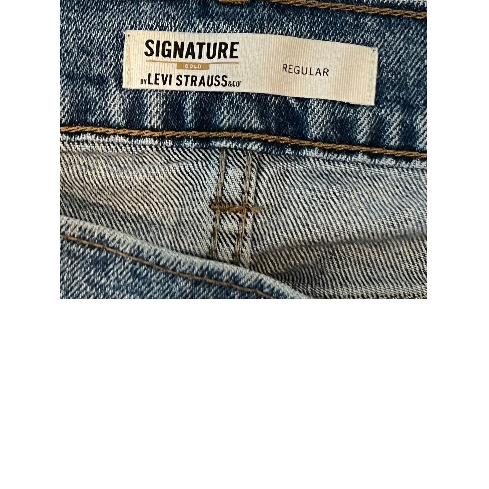 Levi's Levi's Signature Gold Straight Jeans Men's 38x30 Size US 38 / EU 54 - 3 Thumbnail