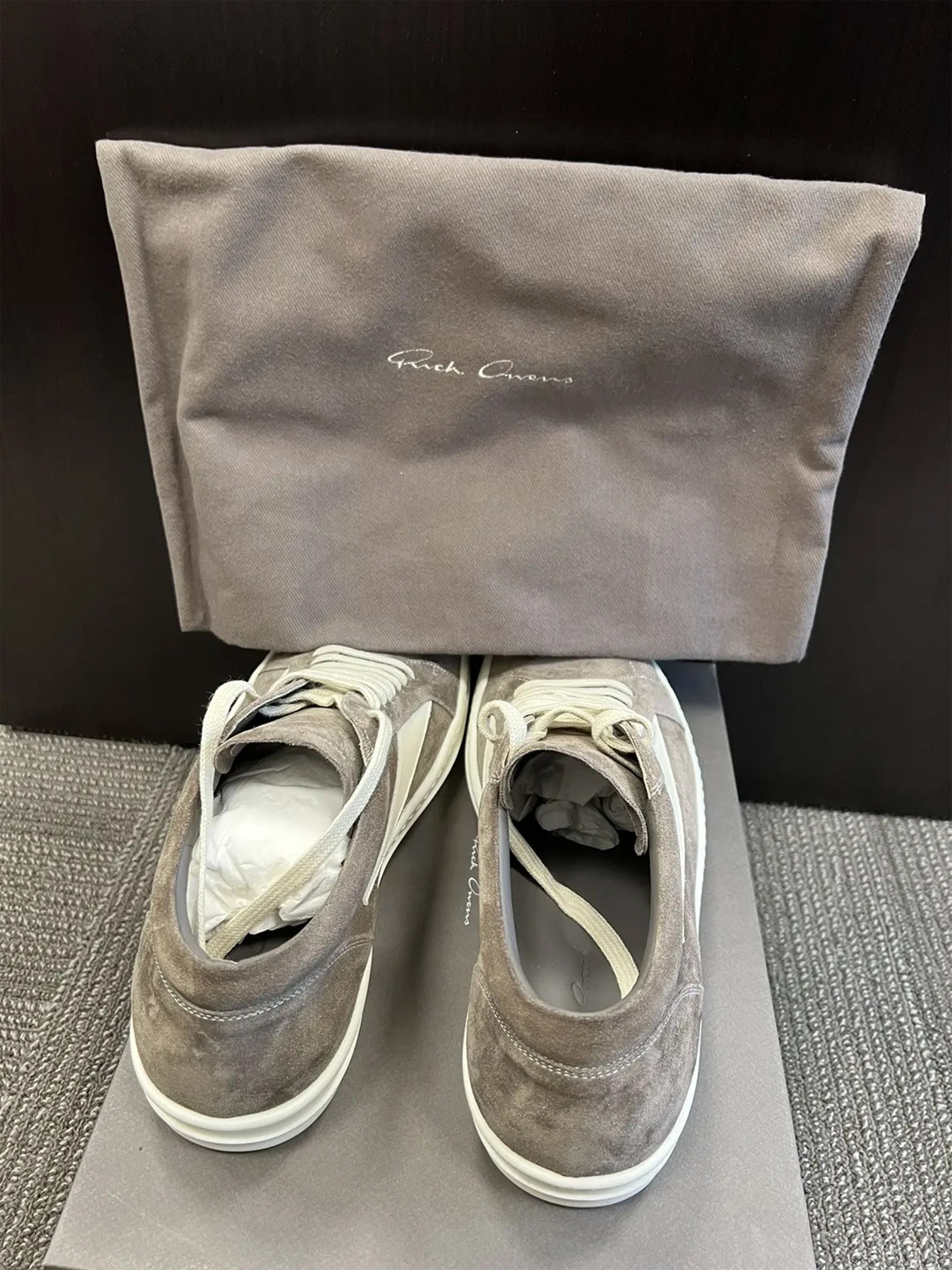 Rick Owens Rick Owens Lido Vintage Sneaker Dust Milk Size US 11 / EU 44 - 8 Thumbnail