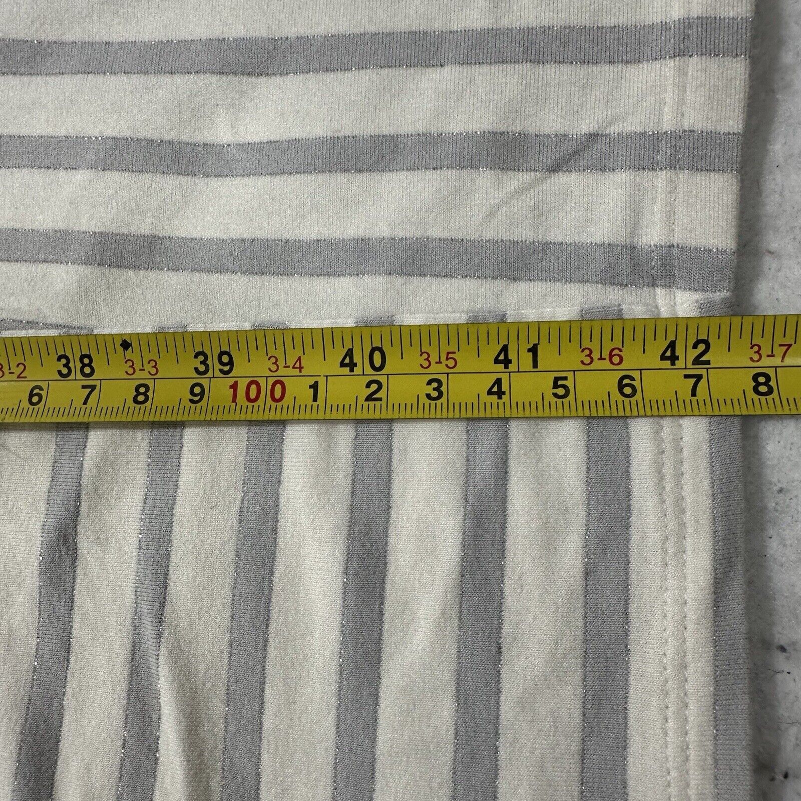 White House Black Market White House Black Market Small Maxi Skirt Sparkle Striped Size 28" / US 6 / IT 42 - 9 Thumbnail