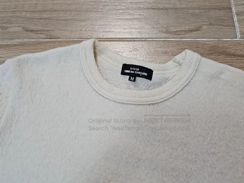 Comme des Garcons Comme Des Garcons Fulling split lace wool sweater Size M / US 6-8 / IT 42-44 - 4 Thumbnail
