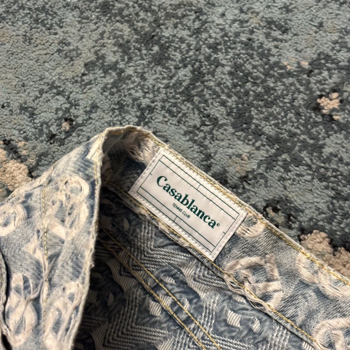 Casablanca Casablanca Monogram Indigo Jeans Size 38 Brand New Size US 38 / EU 54 - 5 Thumbnail