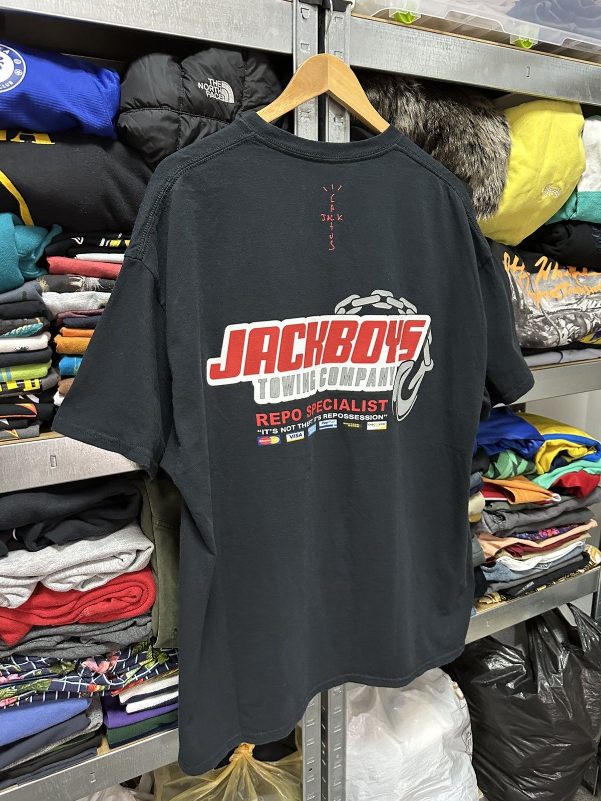 Travis Scott Travis Scott Cactus Jack T-Shirt Jackboys Rare Black Tee Size US XL / EU 56 / 4 - 7 Thumbnail