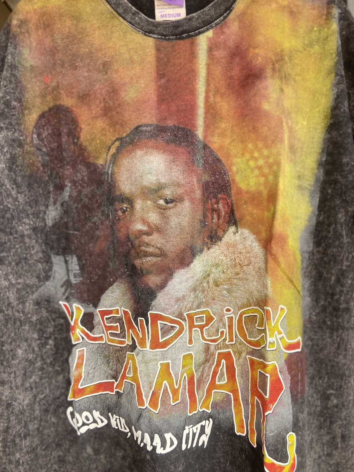 Rap Tees × Vintage Kendrick Lamar Raptees Bootleg Size US XL / EU 56 / 4 - 2 Thumbnail