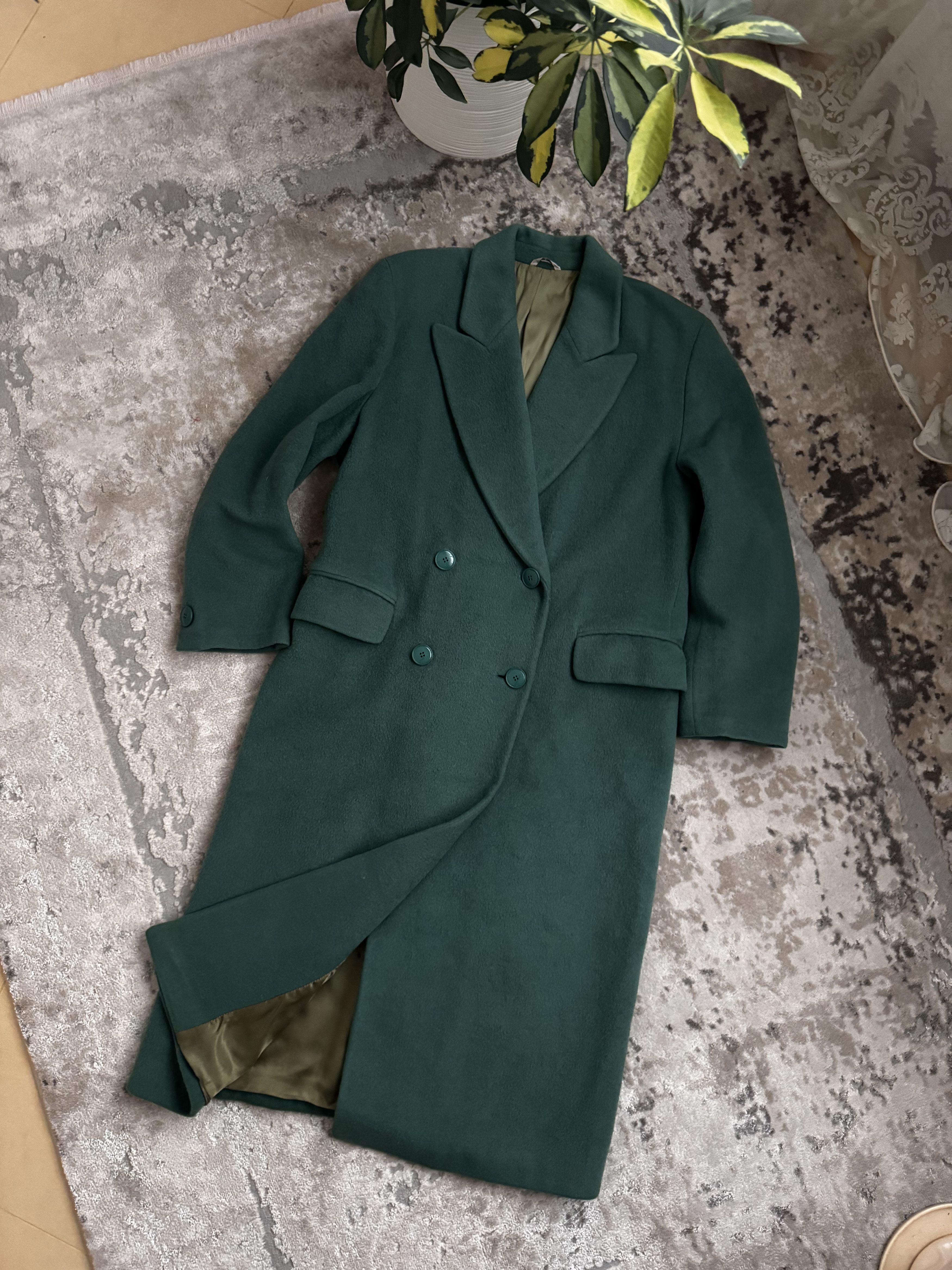 Missoni VTG Missoni Donna Green Wool Double Breasted Button Coat Size XL / US 12-14 / IT 48-50 - 2 Thumbnail