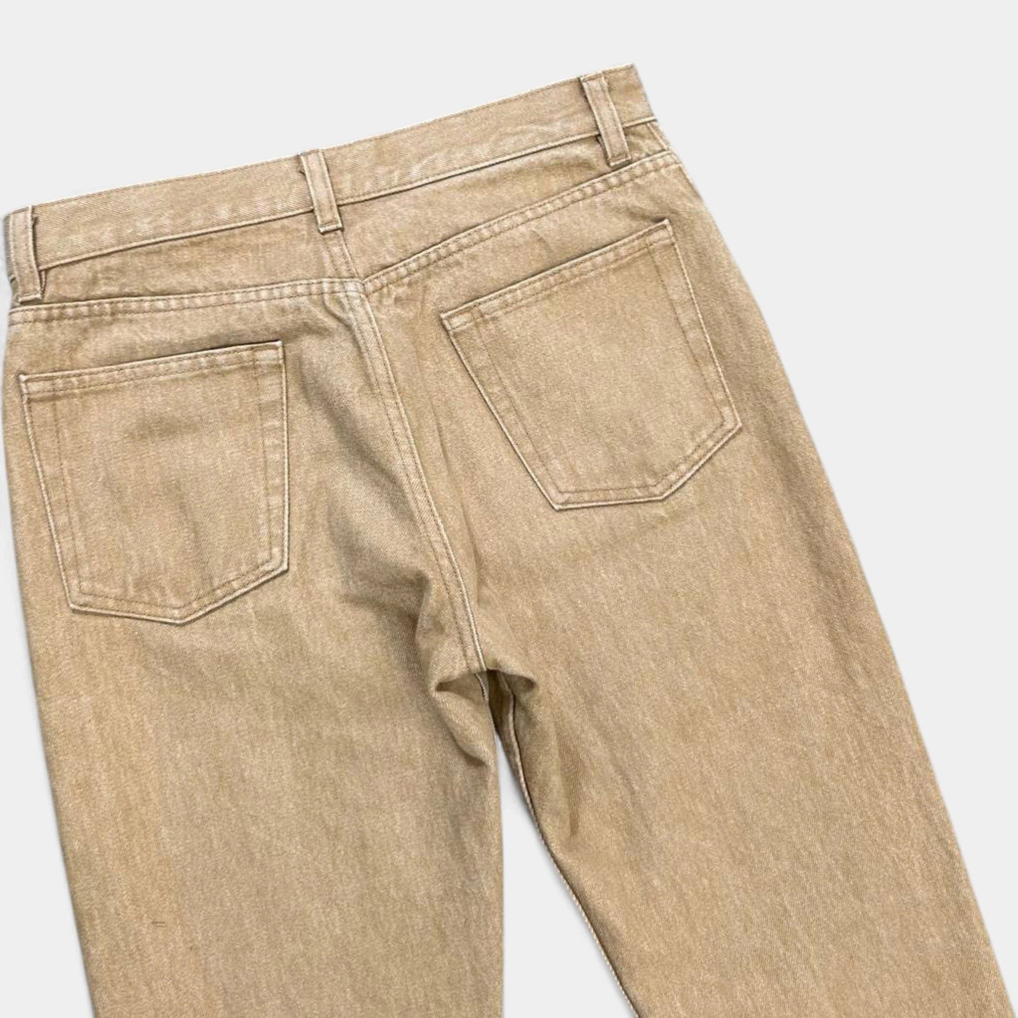 Helmut Lang Helmut Lang Classic Straight Leg Beige Brown Pants Size US 30 / EU 46 - 7 Thumbnail