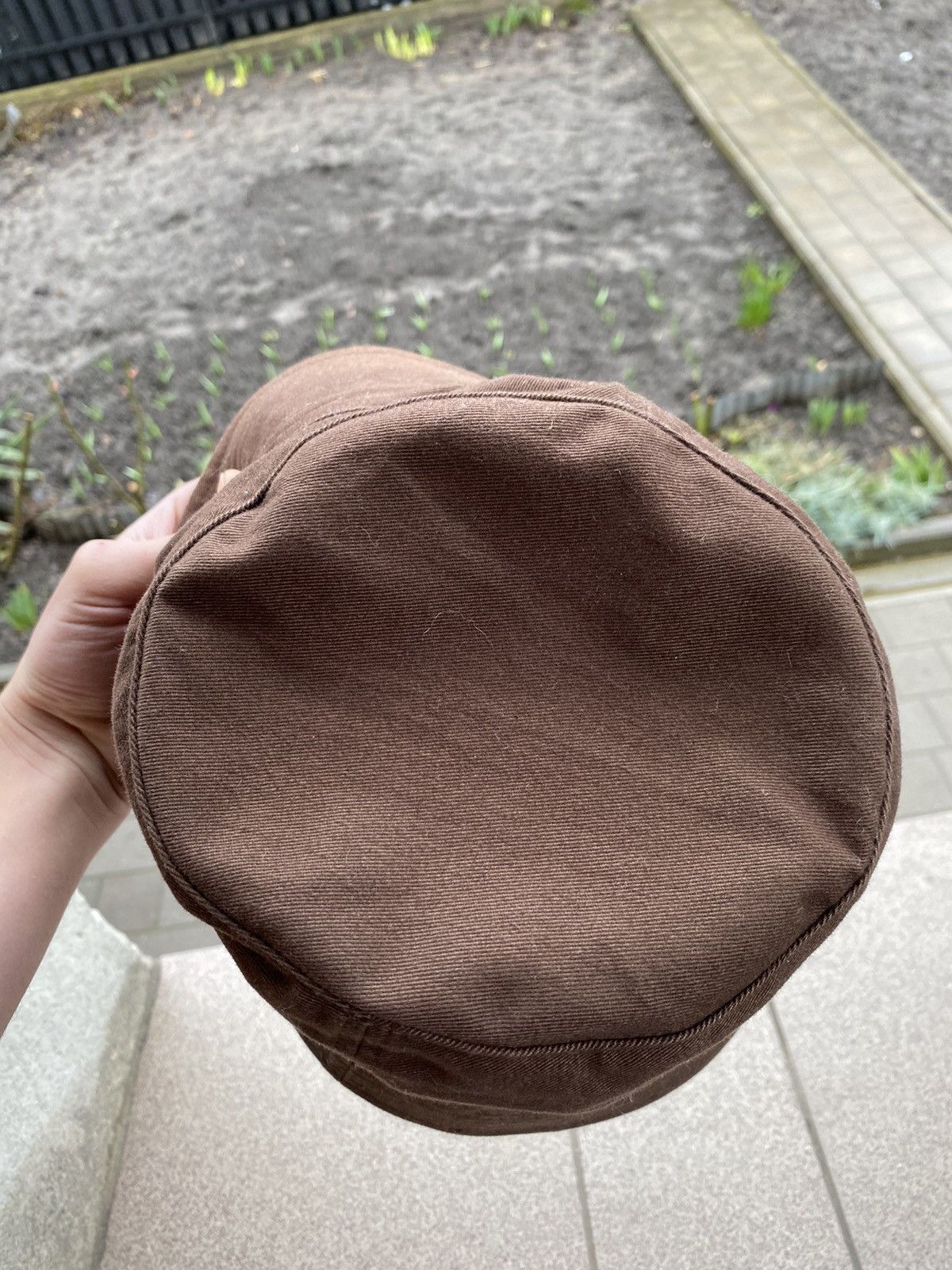 Nike × Vintage Nike vintage bucket hat swoosh brown 90s Size ONE SIZE - 6 Thumbnail
