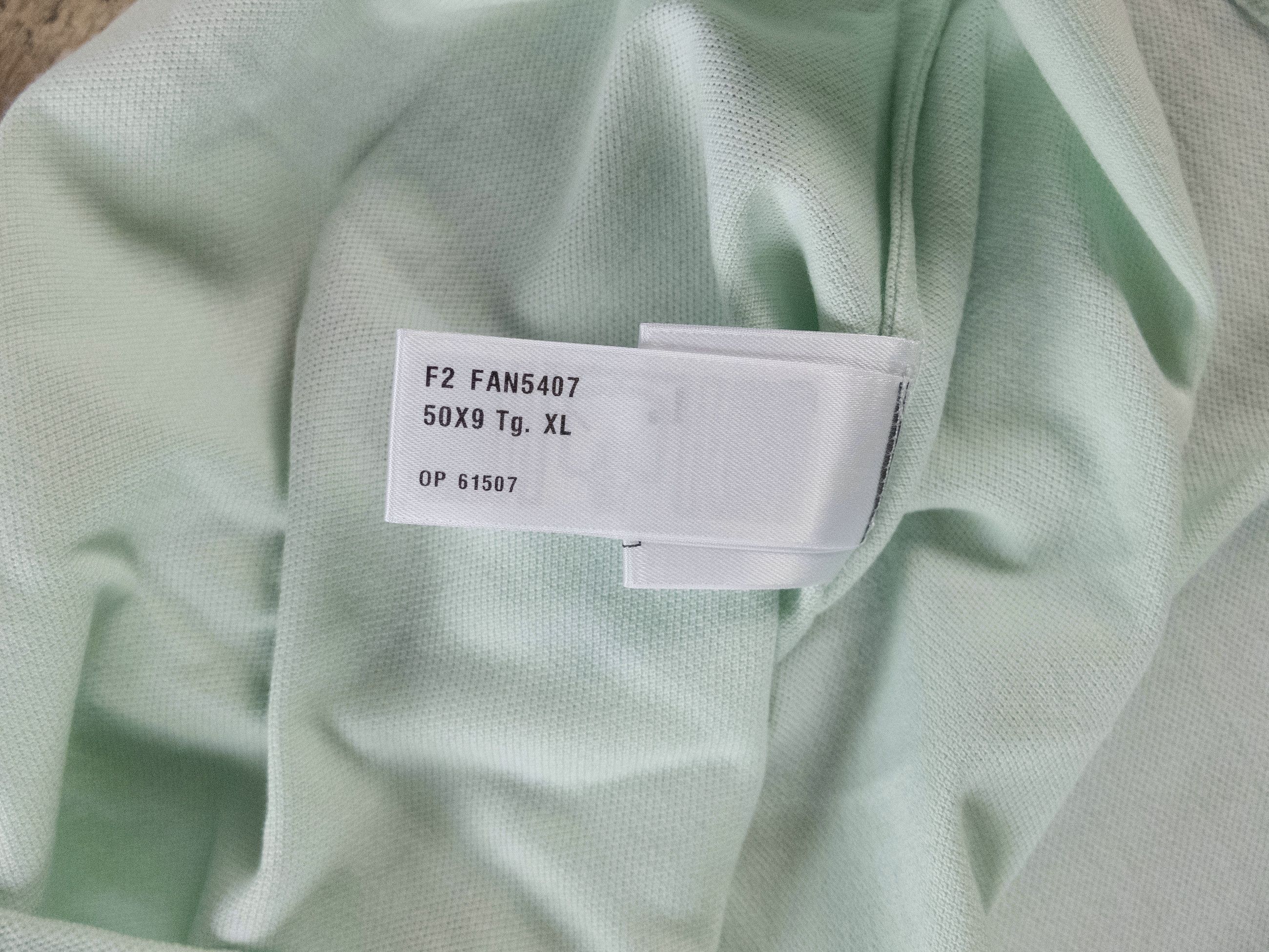 Loro Piana LORO PIANA light green pique cotton polo shirt XL NWT Size US XL / EU 56 / 4 - 8 Thumbnail