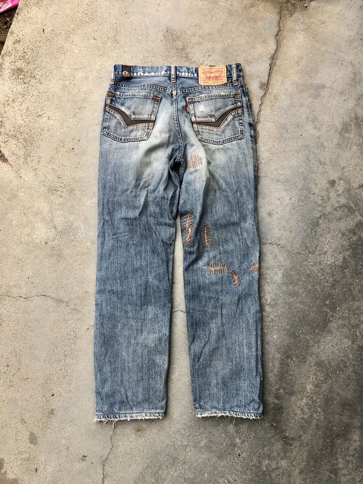 Levi's ZIGZAG REMAKE LEVIS 505 DENIM Size US 30 / EU 46 - 7 Thumbnail