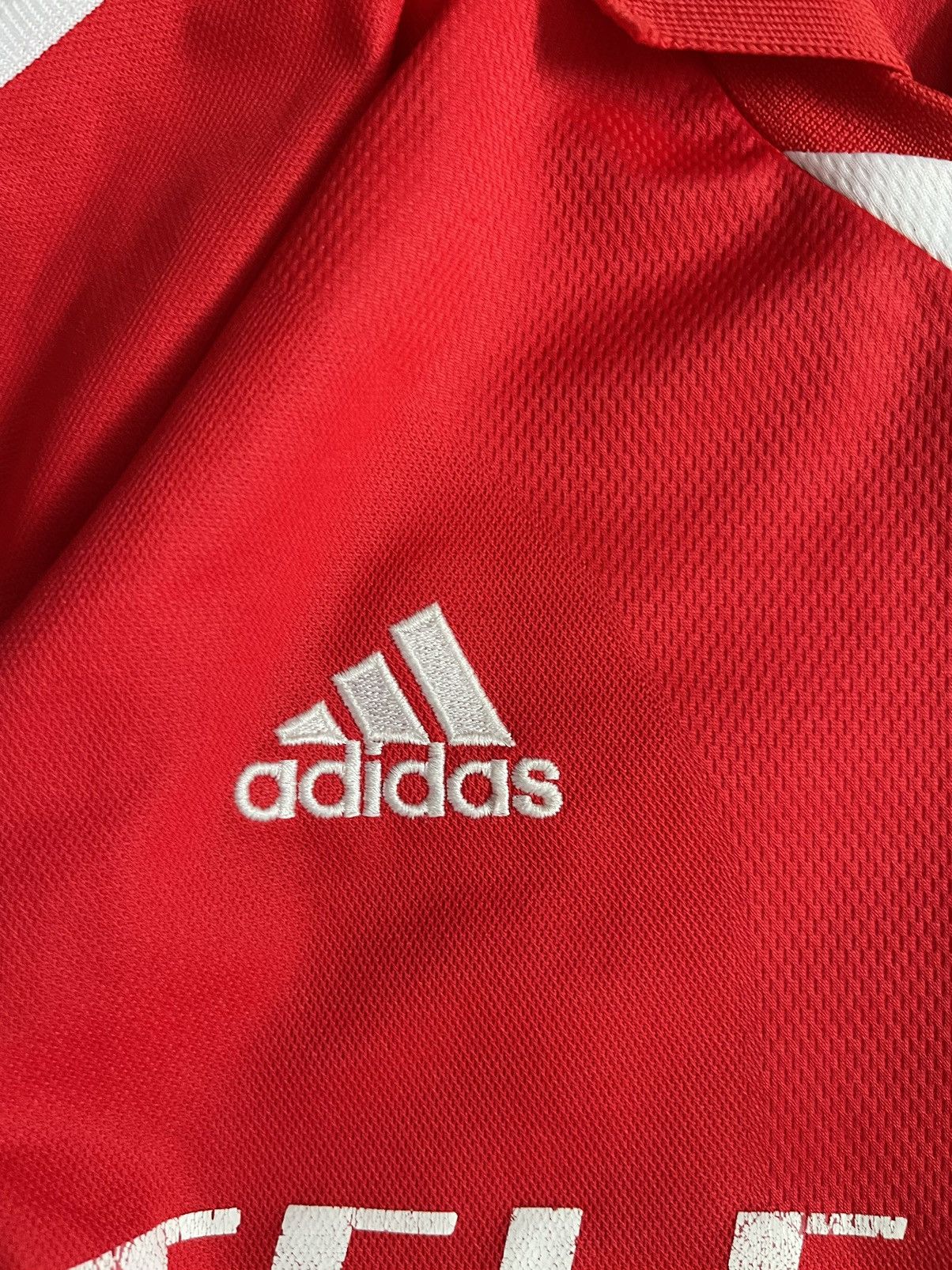 Adidas × Vintage Vintage Adidas SL Benfica Home Jersey Size US XL / EU 56 / 4 - 3 Thumbnail