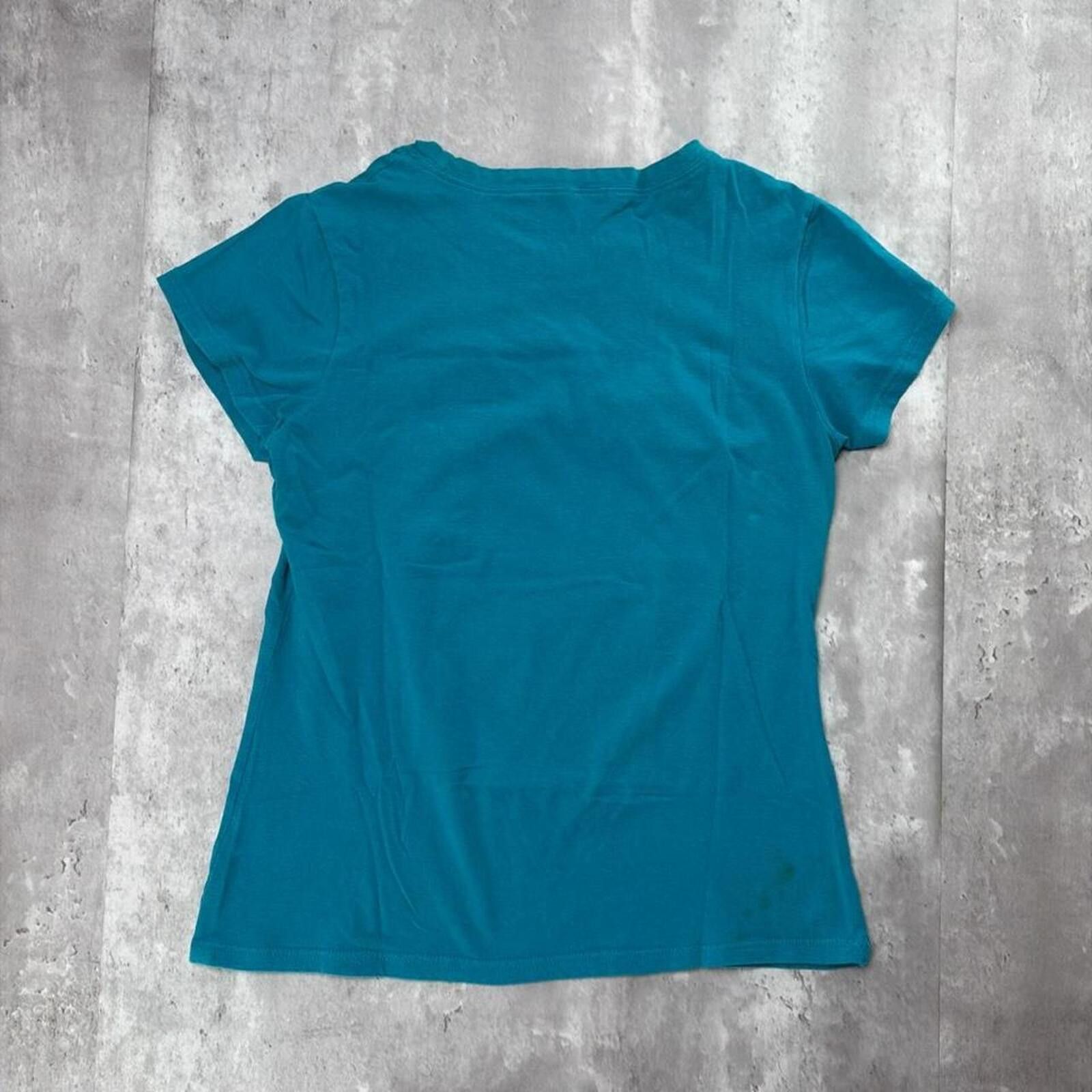 Other Y2K Teal Love Hurts Grunge Gothic Embellished T-Shirt Size M / US 6-8 / IT 42-44 - 8 Thumbnail