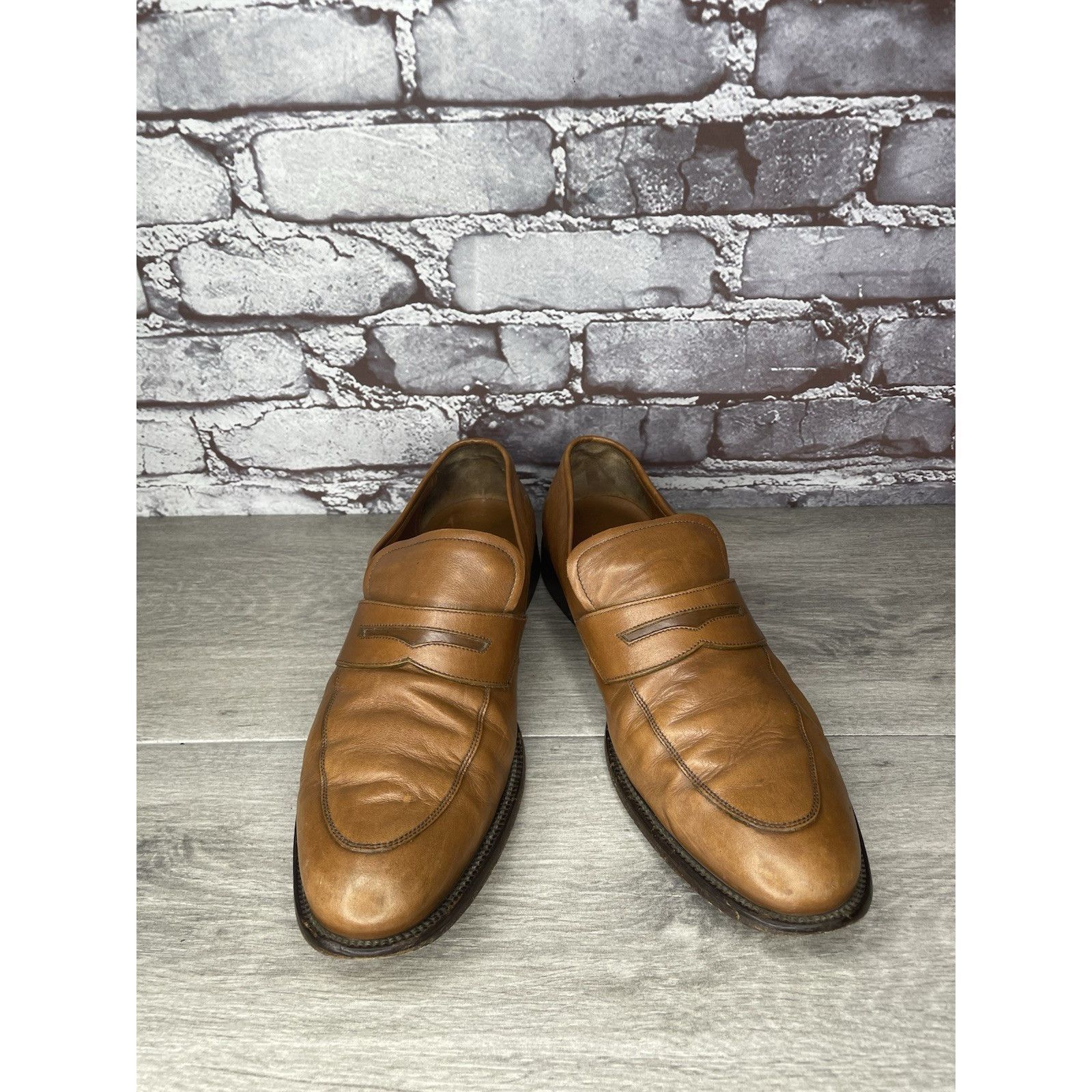 Bally Bally Brown Leather Salasan Penny Loafers Dress Shoes Men’s Size US 7 / EU 40 - 18 Thumbnail