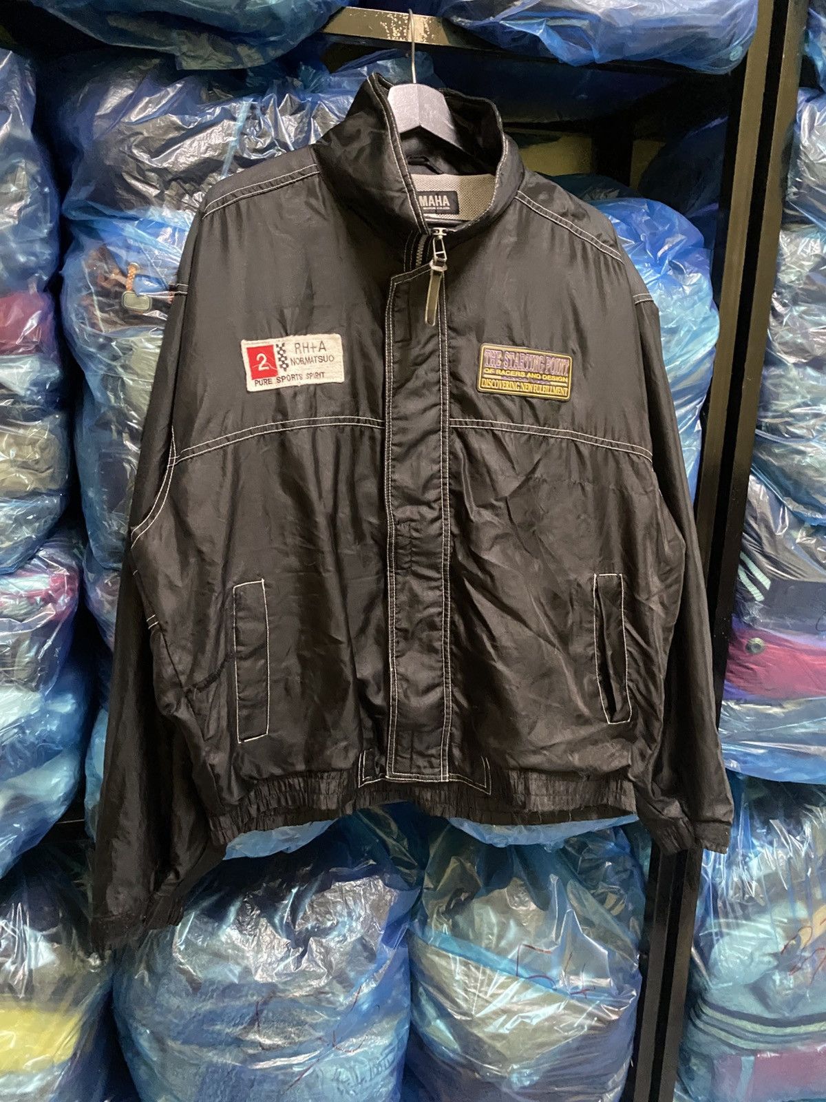 Yamaha VINTAGE 90S YAMAHA WINDBREAKER JACKET MADE IN JAPAN Size US XL / EU 56 / 4 - 3 Thumbnail