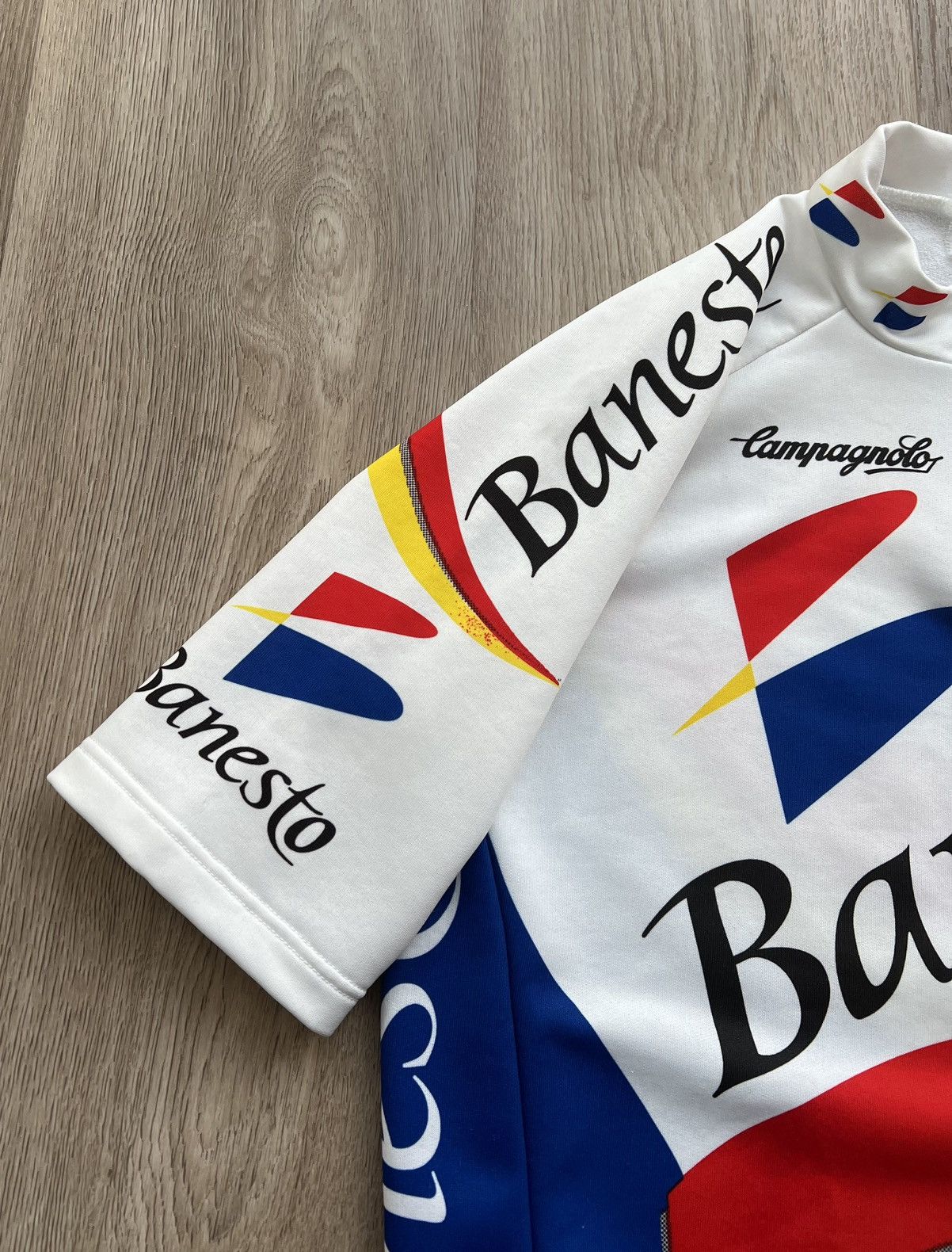 Vintage Vintage Nalini Banesto Cycling Jersey Campagnolo T-Shirt Size US L / EU 52-54 / 3 - 3 Thumbnail