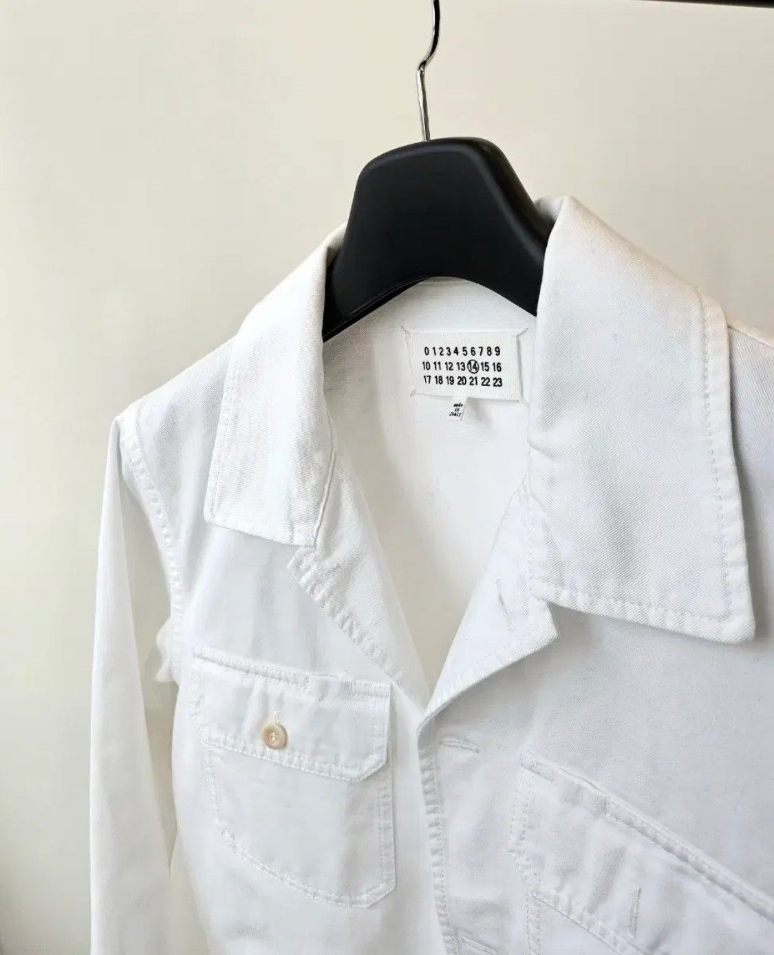 Maison Margiela Maison Margiela Two Pocket White Jacket Size S / US 4 / IT 40 - 3 Thumbnail