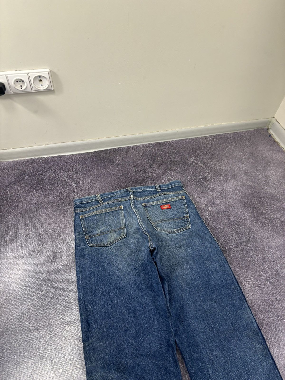 Dickies Vintage Dickies USA Faded Blue Denim Hype Work Baggy Jeans Size US 36 / EU 52 - 5 Thumbnail