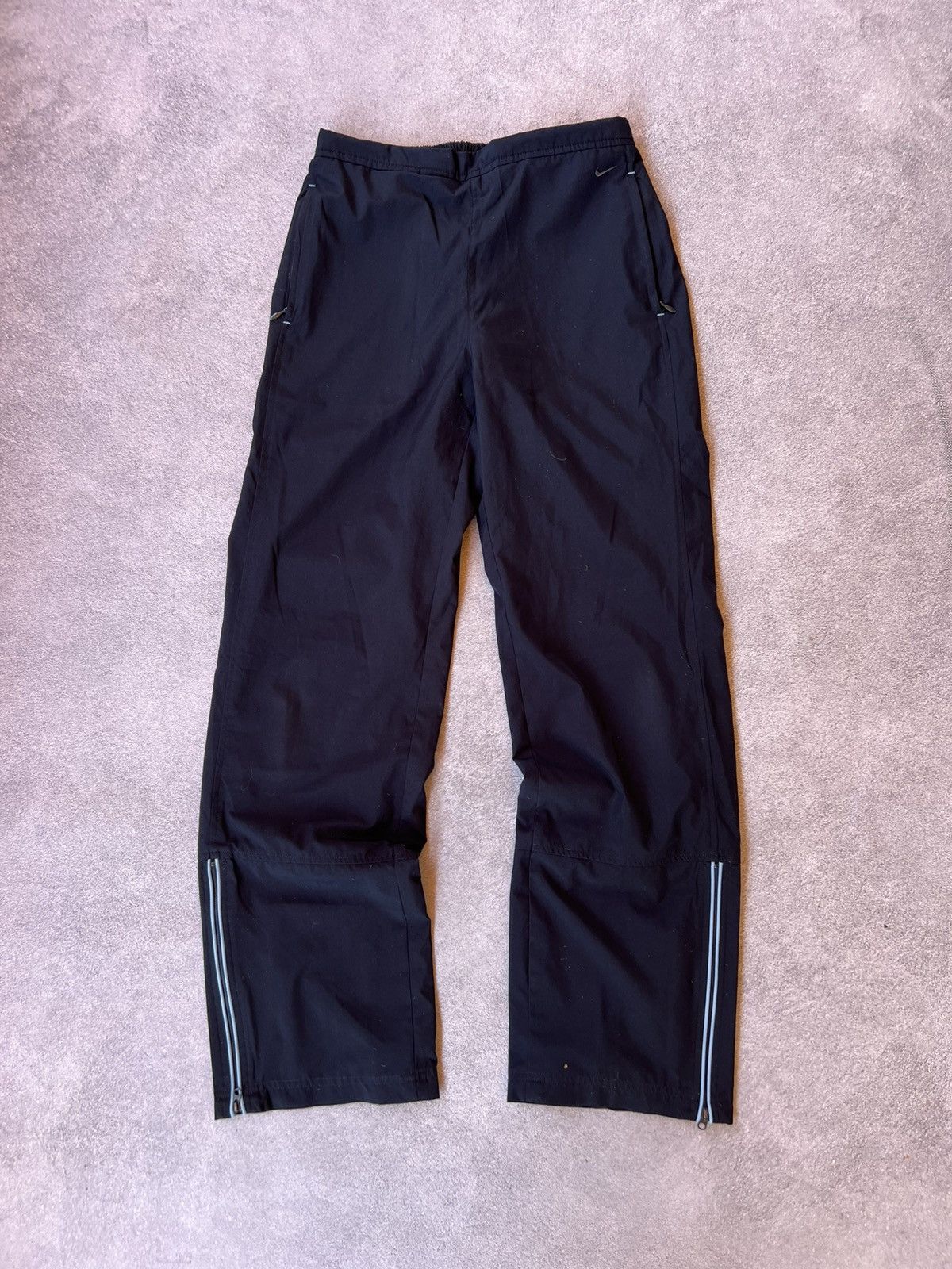 Nike 🔥 Vintage Y2K Blue Nylon Drill Swag Pants – Women’s Size 28" / US 6 / IT 42 - 2 Thumbnail