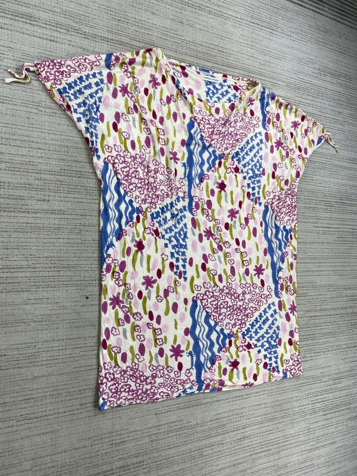 Issey Miyake × Tsumori Chisato × Vintage Tsumori Chisato By Issey Miyake Floral Axolotl Wolf Dress Size XXL / US 16-18 / IT 52-54 - 3 Thumbnail