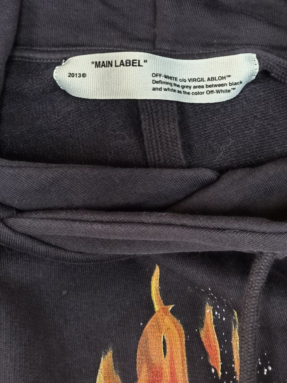 Off-White Off-White Diag Fire Back Zip Sweatshirt Size US M / EU 48-50 / 2 - 3 Thumbnail