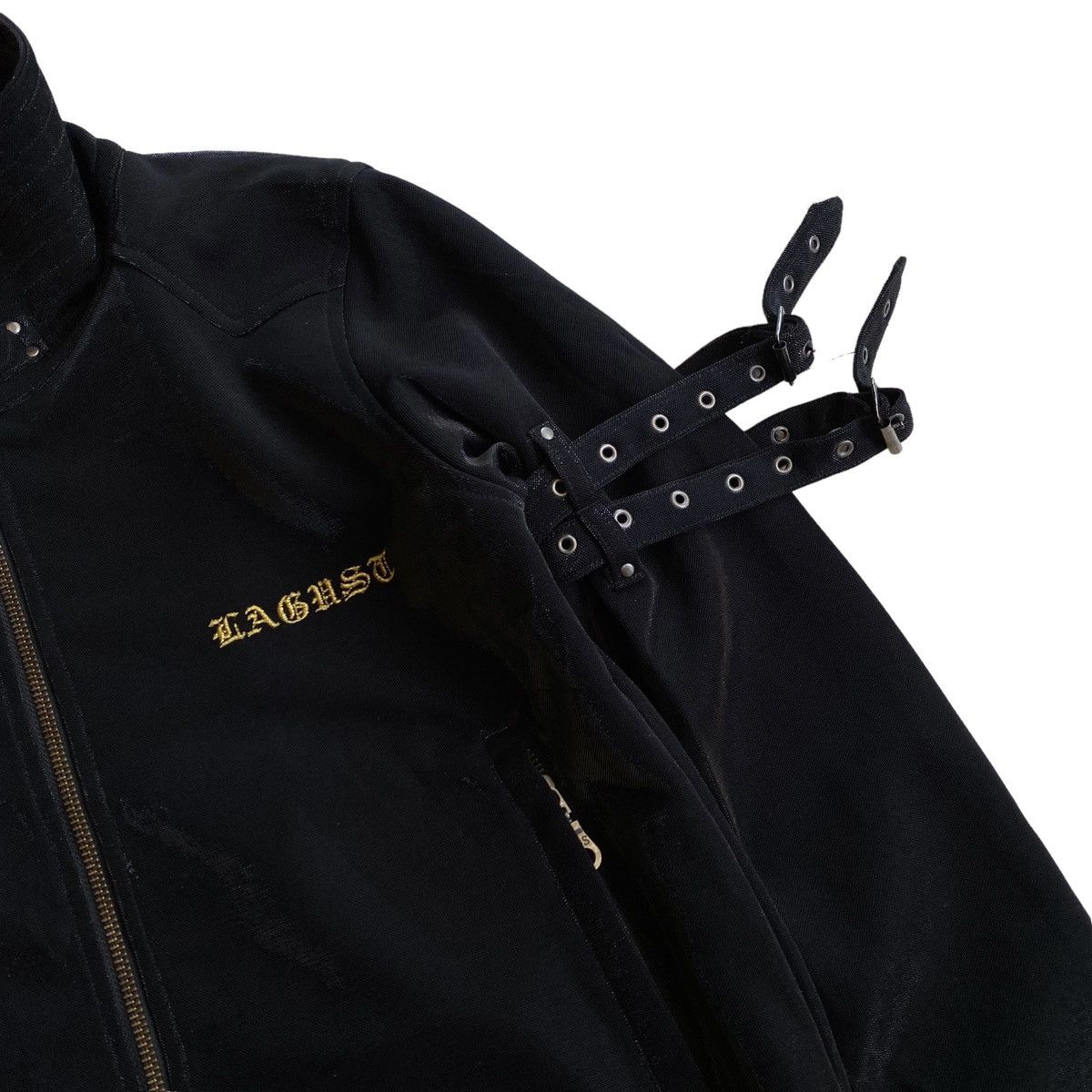 If Six Was Nine Lagust bondage full zipper jacket black outer outerwear Size M / US 6-8 / IT 42-44 - 7 Thumbnail