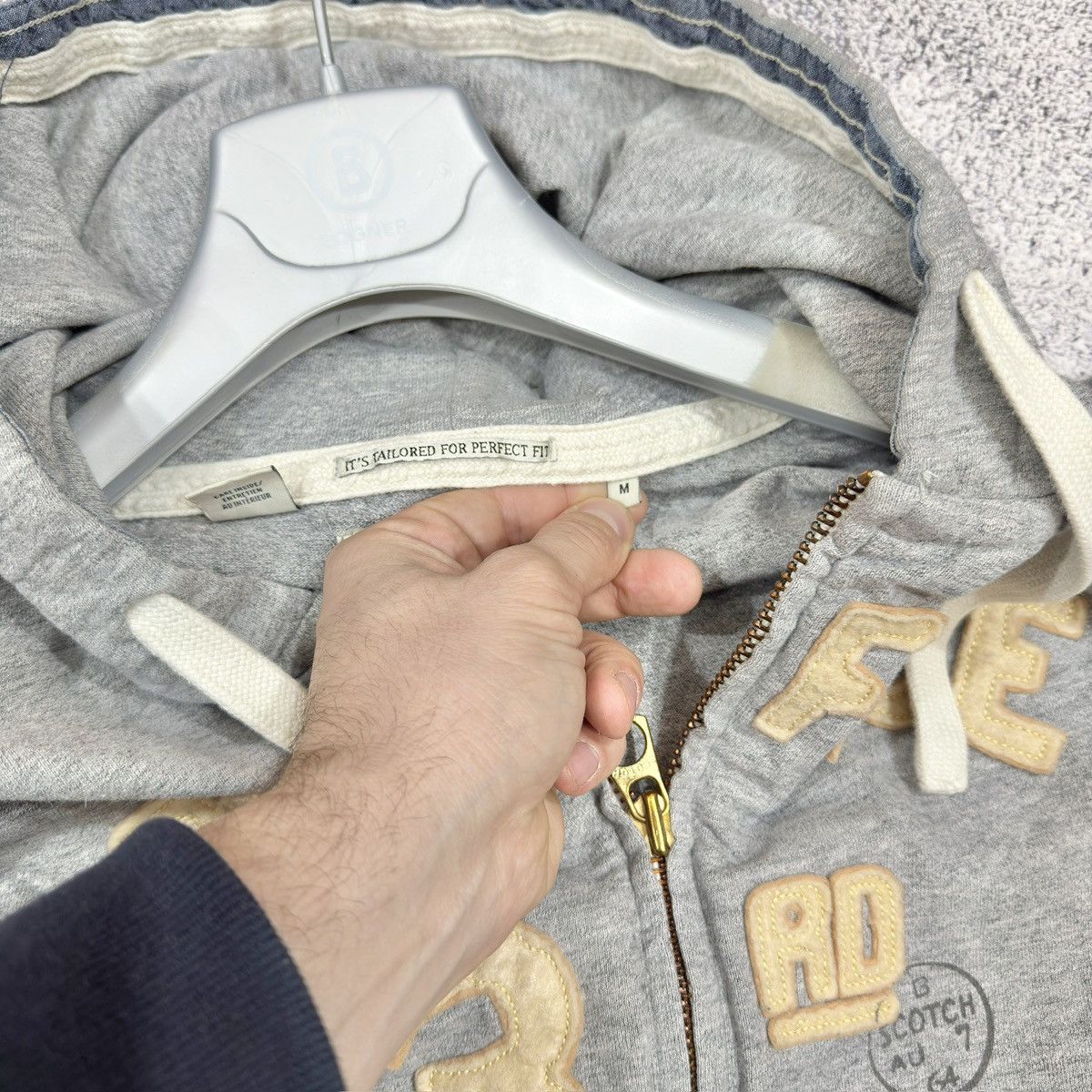 Designer × Scotch & Soda Scotch $ Soda Full Zip Gray Cotton Hoodie M size Size US M / EU 48-50 / 2 - 5 Thumbnail