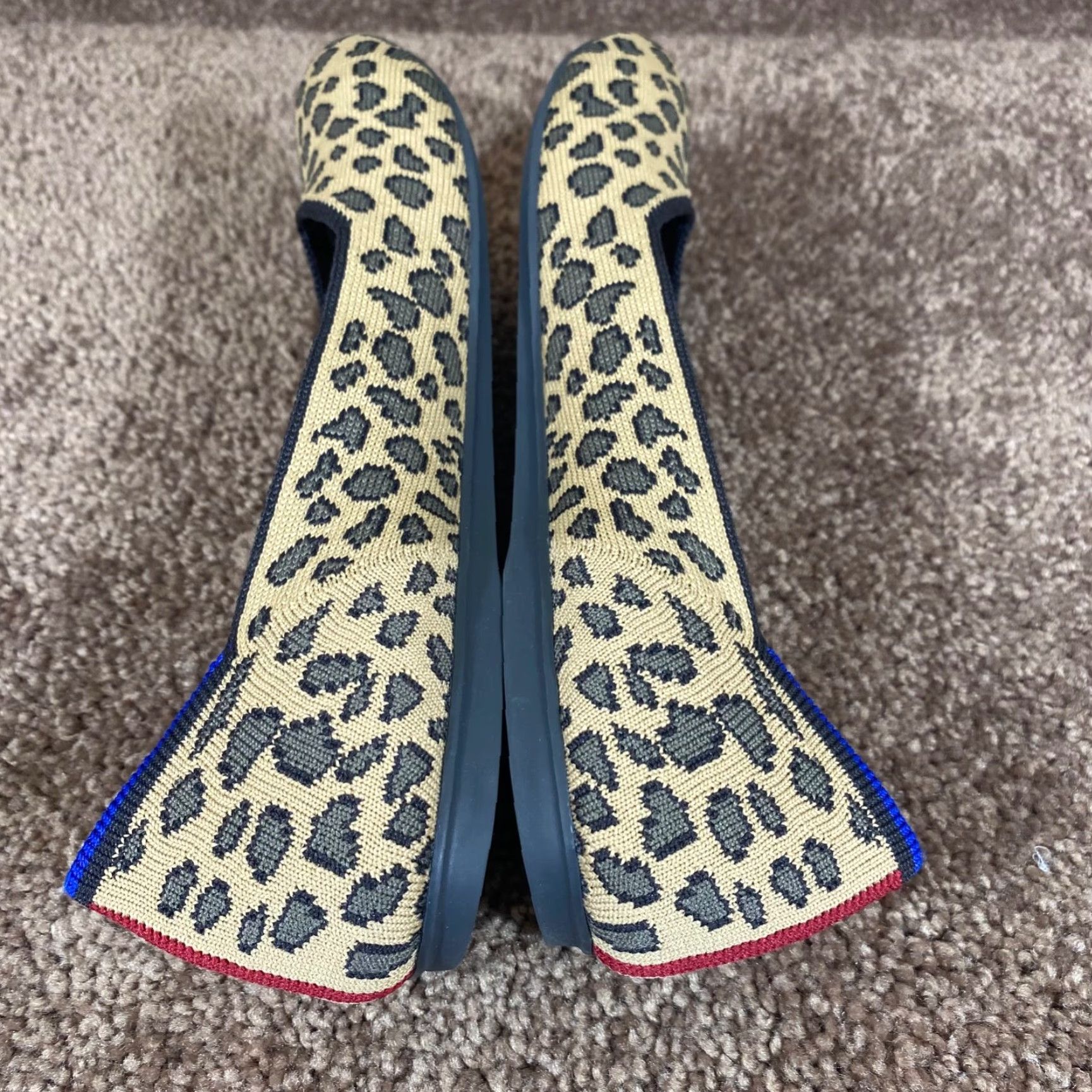 Rothy's Rothy’s Womens Ballet Flats Size 6.5 Cheetah Leopard Round Toe Slip On Fashion Workwear Size US 6.5 / IT 36.5 - 7 Thumbnail