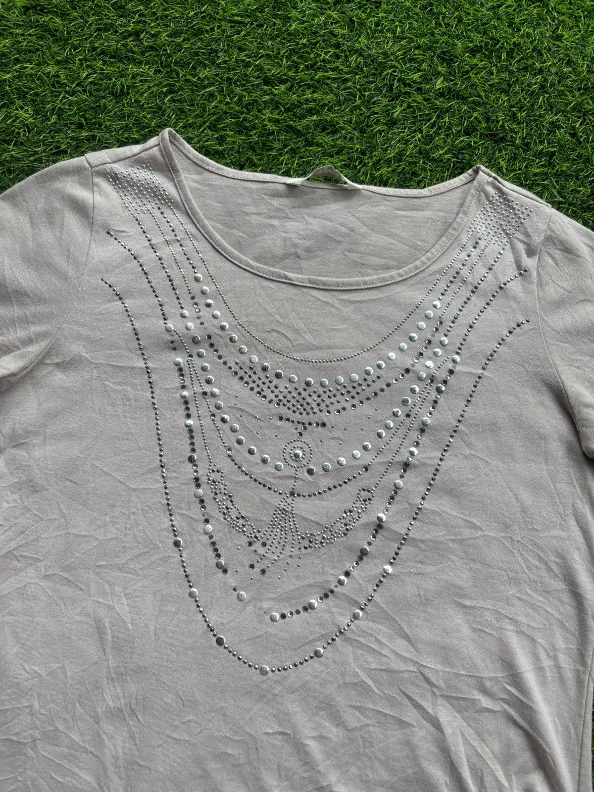 Hysteric Glamour Y2k Olivia Hassler Necklace Style Tshirt Size M / US 6-8 / IT 42-44 - 3 Thumbnail