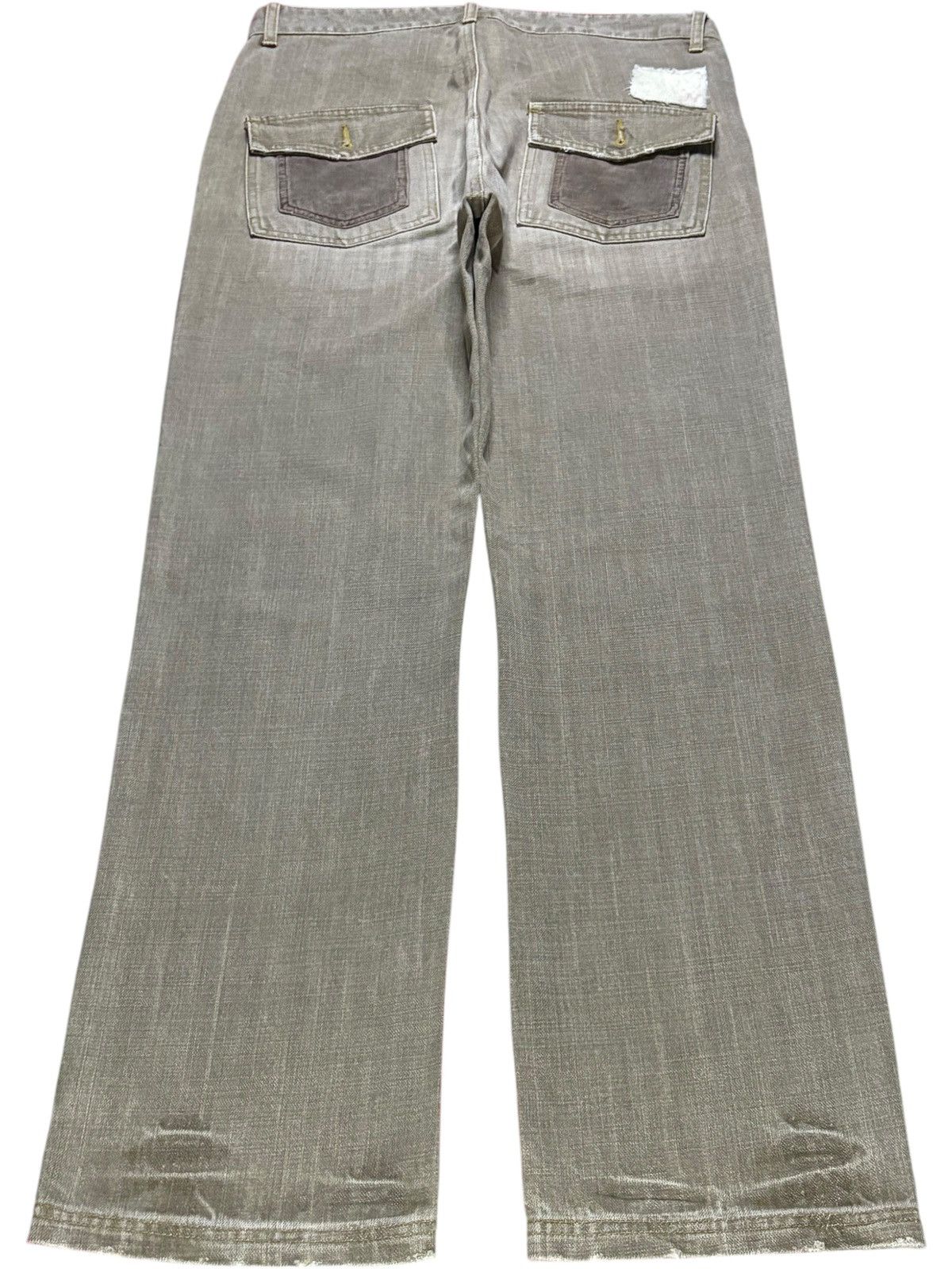 Japanese Brand Vintage Japanese Brand Faded Wash Distressed Loose Jean Size US 32 / EU 48 - 2 Thumbnail