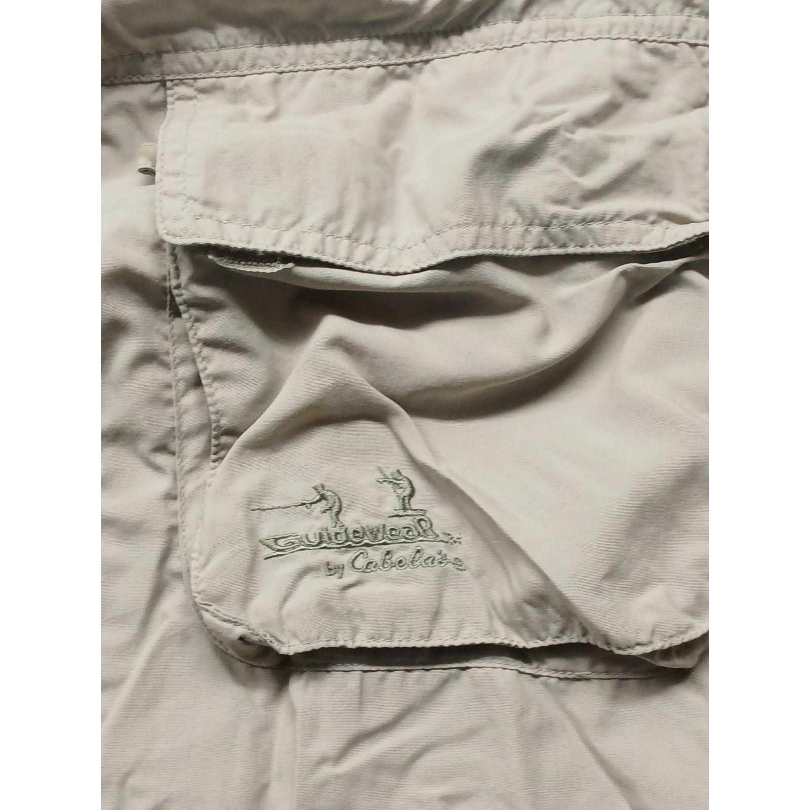 Cabelas Cabelas Hunting (Small) Beige Rain Resistant Button Shirt Size US S / EU 44-46 / 1 - 5 Thumbnail