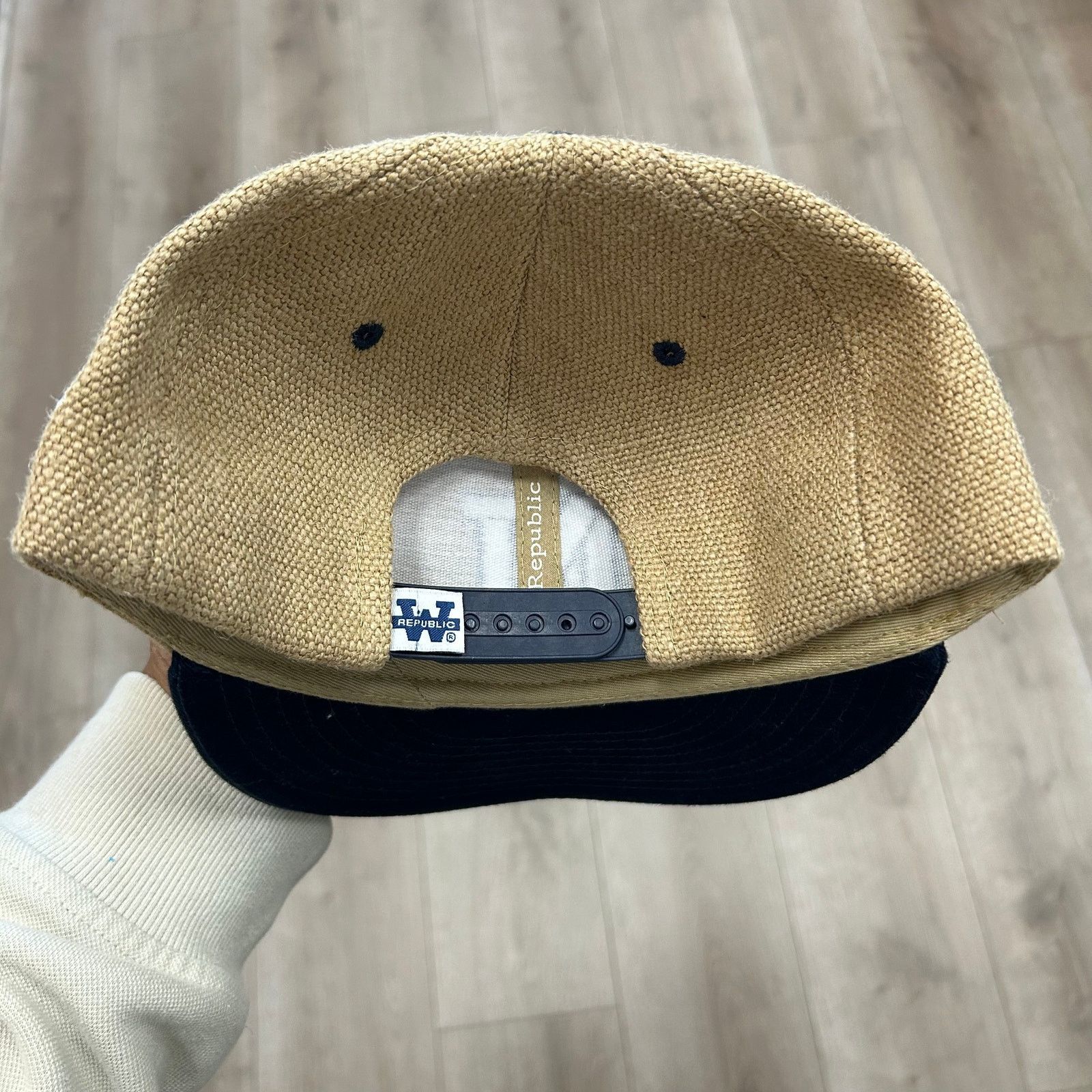 New Era NCAA United States Naval Academy Constructed Heavy Jute Cap Size ONE SIZE - 4 Thumbnail