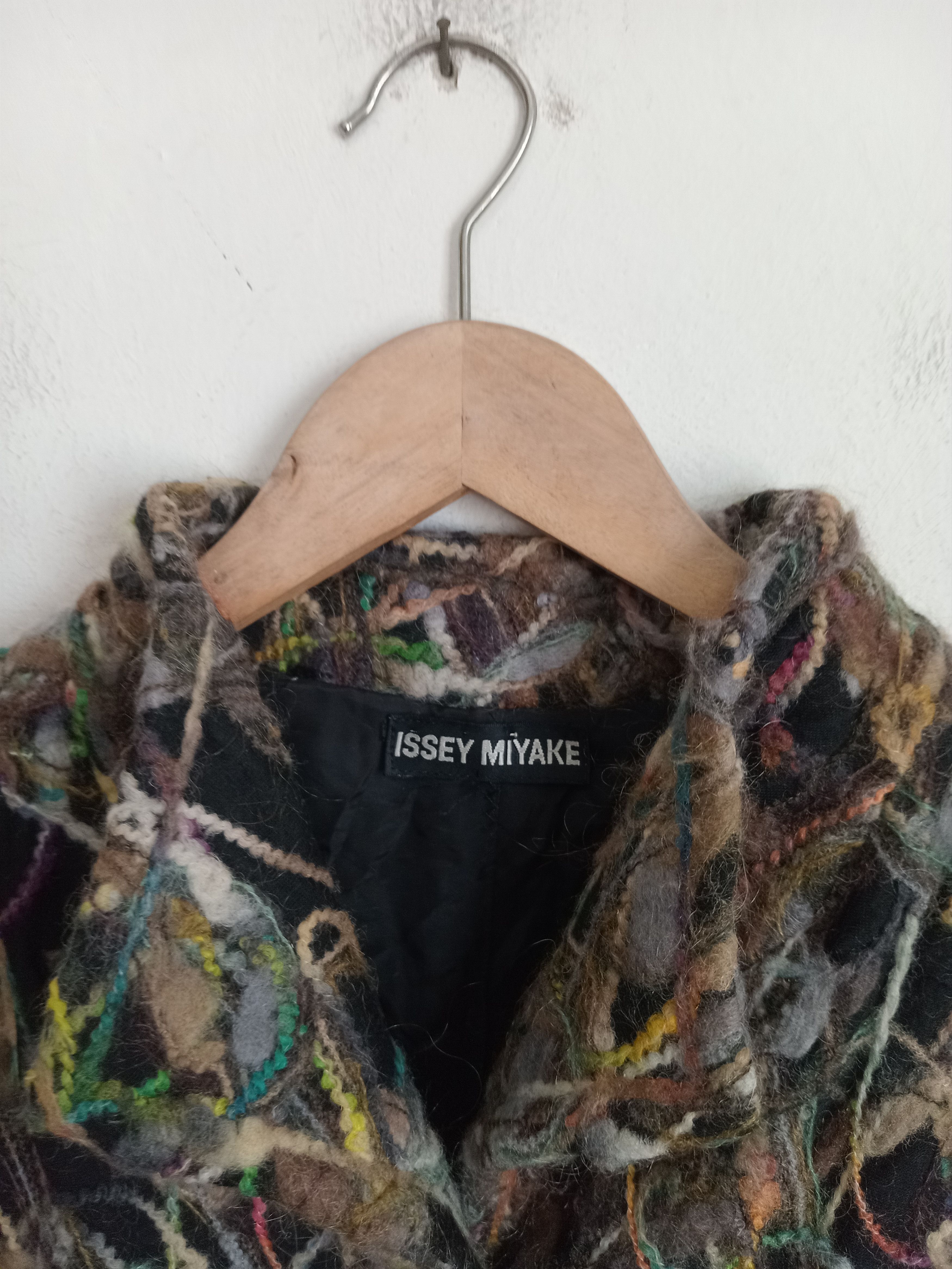 Homespun Knitwear × Issey Miyake × Japanese Brand Vintage Issey Miyake Knitwear Jacket Size US L / EU 52-54 / 3 - 2 Thumbnail
