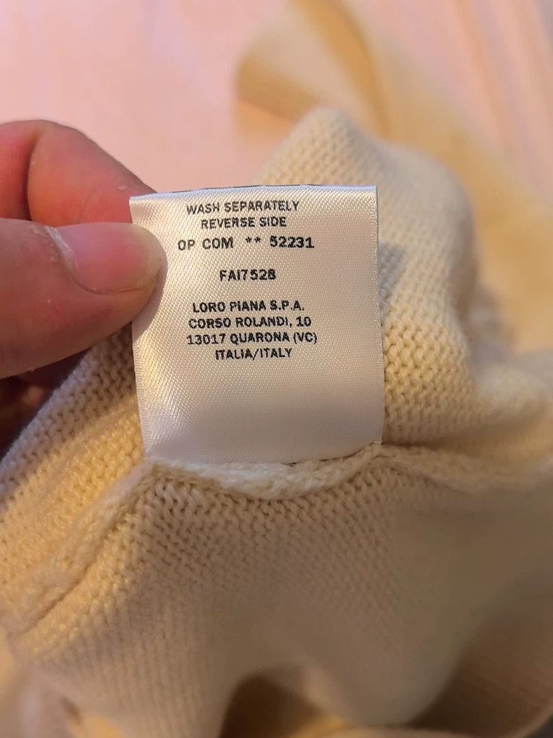 Loro Piana LORO PIANA Beige Cashmere Sweater Size XS / US 0-2 / IT 36-38 - 5 Thumbnail