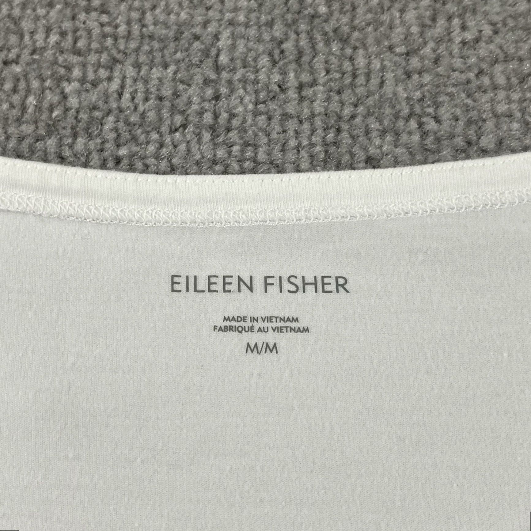 Eileen Fisher VINTAGE EILEEN FISHER Blouse Women’s Medium White Oversized Cotton Sleeveless Basic Top Size M / US 6-8 / IT 42-44 - 2 Thumbnail