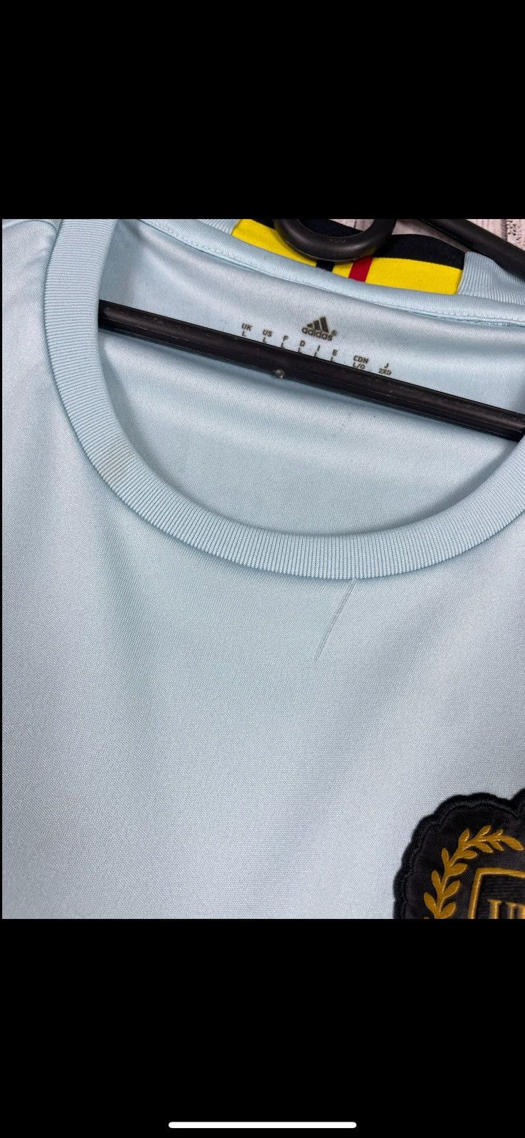 Adidas Vintage adidas Belgium soccer jersey blue away size L Size US L / EU 52-54 / 3 - 6 Thumbnail