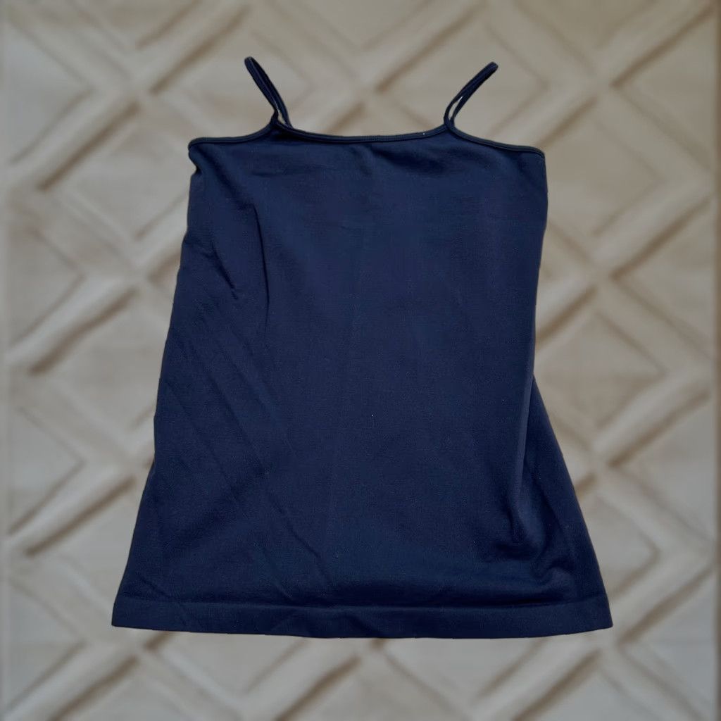 AQUA Aqua Camisole Tank Top Womens XS Blue Spaghetti Strap Stretch Knit Shirt Tank Top Casual Womens XS Blue Slim Size XS / US 0-2 / IT 36-38 - 1 Thumbnail