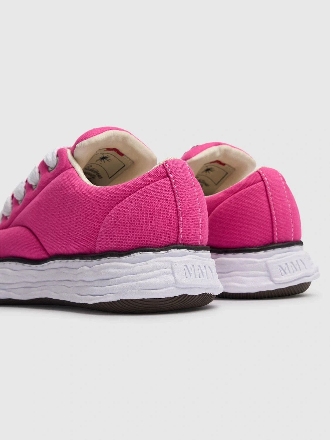 Mihara Yasuhiro Peterson Pink Canvas Sneakers New