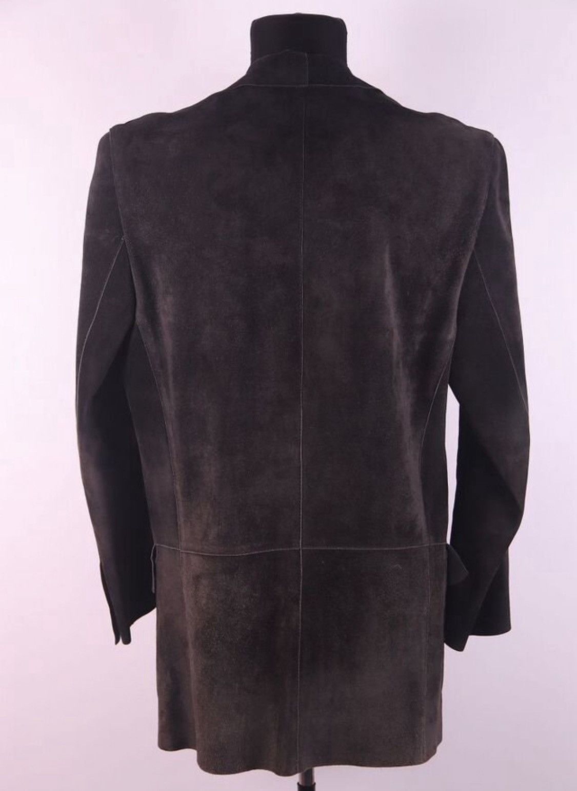 Gucci Gucci by Tom Ford Suede Leather Blazer Jacket Size US L / EU 52-54 / 3 - 3 Thumbnail