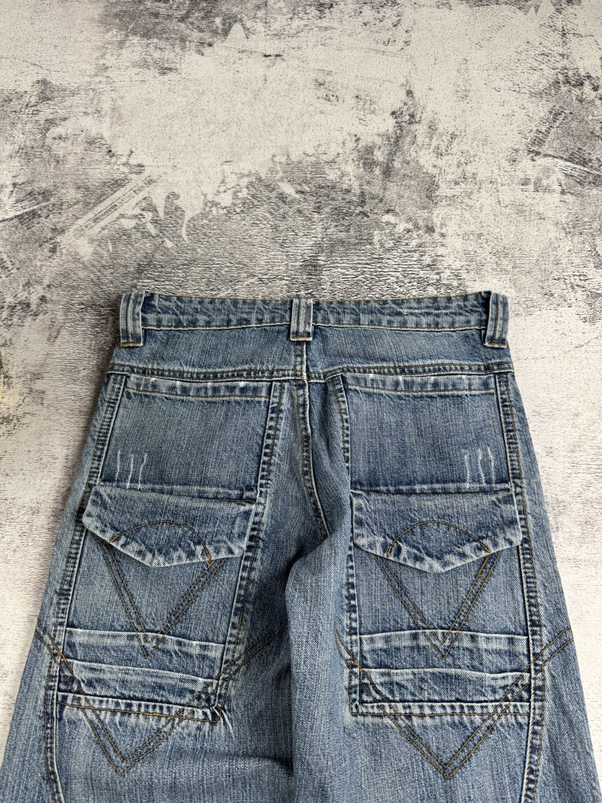 Diesel Diesel Vintage Hip Hop Rap Pocket Washed American USA 90s Jeans Pants Trousers Size US 29 - 7 Thumbnail