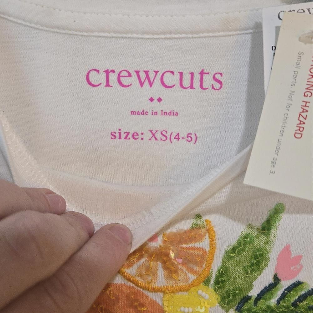 Designer J Crew Embellished Tee Size US XS / EU 42 / 0 - 5 Thumbnail