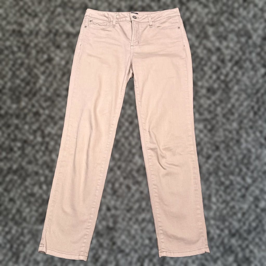 NYDJ NYDJ Jeans Ankle 6 Tan Mid Rise Stretch Size 28" / US 6 / IT 42 - 1 Thumbnail