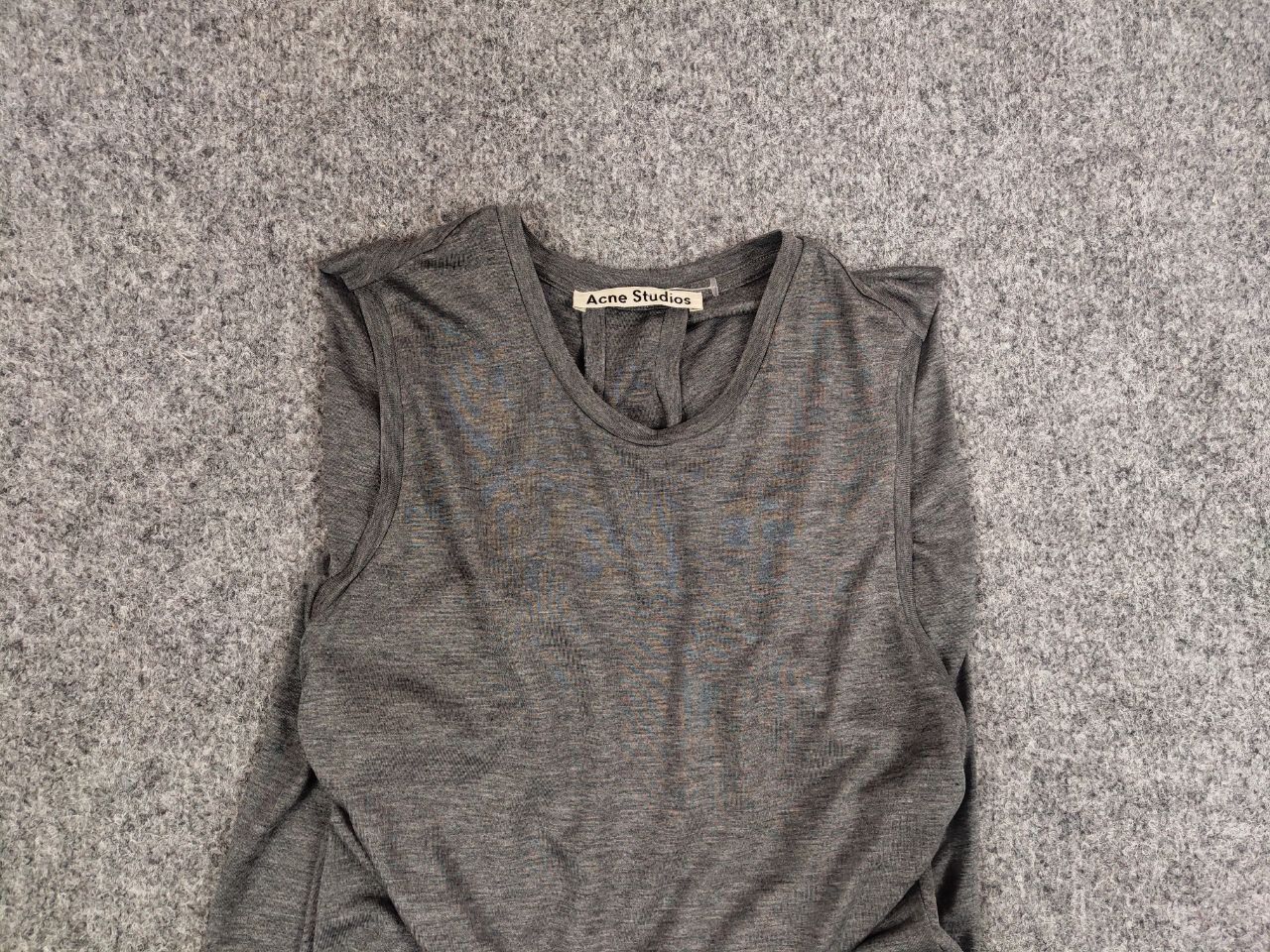Acne Studios Acne Studios Ormanda Tencel Gray lyocell Maxi Tank Dress Size S / US 4 / IT 40 - 9 Thumbnail