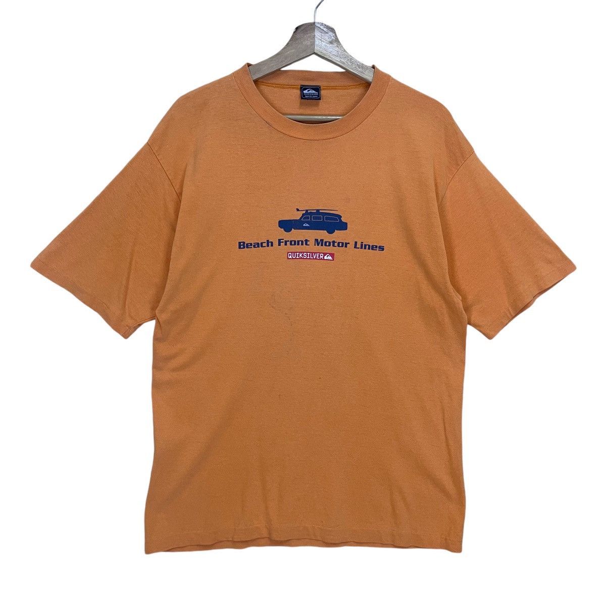 Quiksilver Vintage 90s Quiksilver Big Logo Tee Size US M / EU 48-50 / 2 - 1 Thumbnail