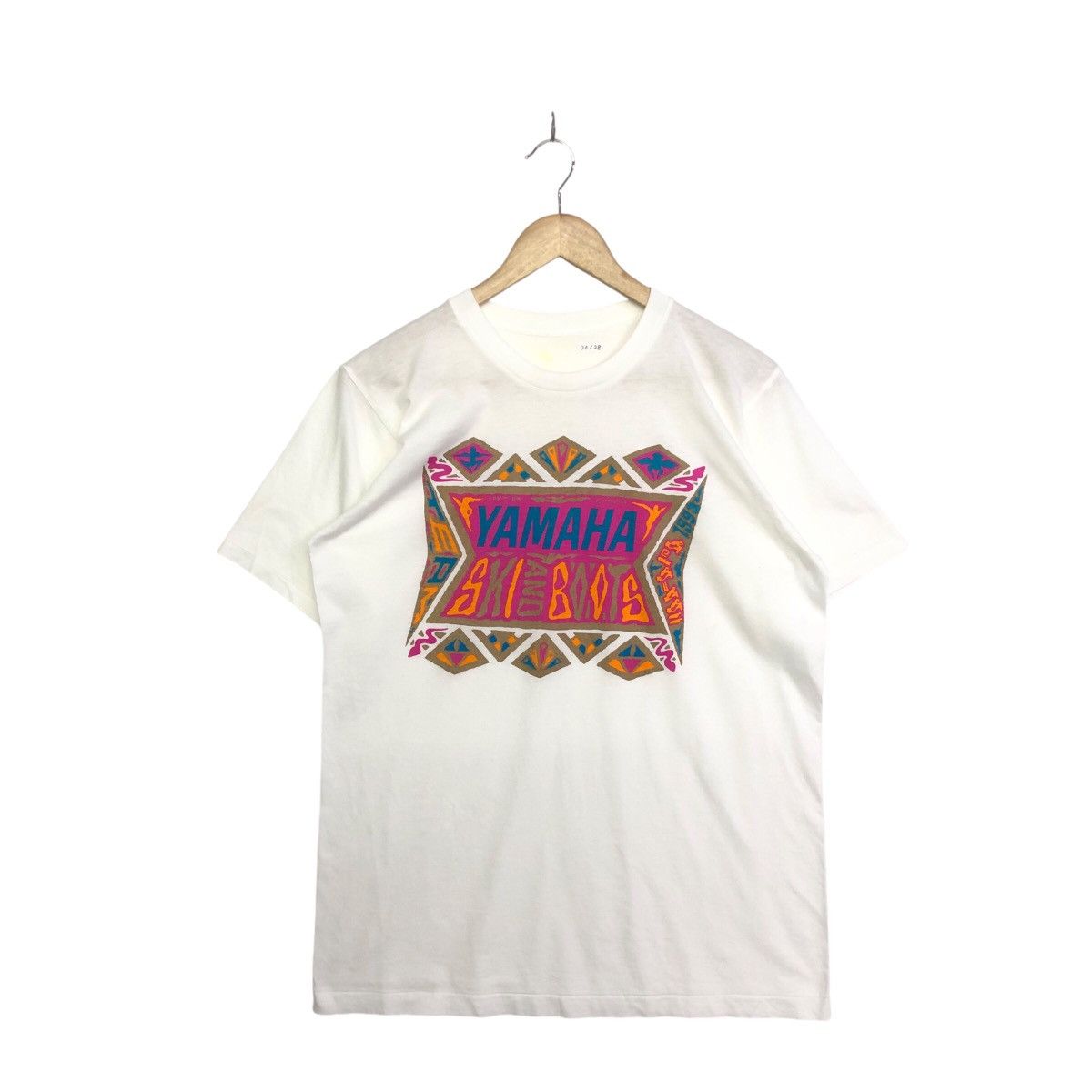 Vintage × Yamaha Vintage Yamaha Ski And Boots Grafiti Motive Tshirt Size US M / EU 48-50 / 2 - 1 Thumbnail